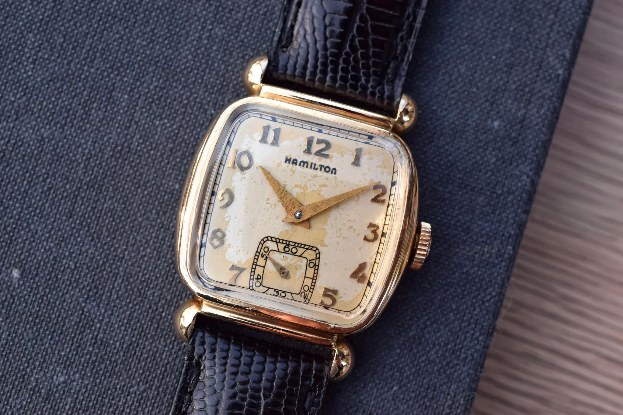 1941 Vintage 14K Gold Filled Mechanical Hamilton Martin - Image 6