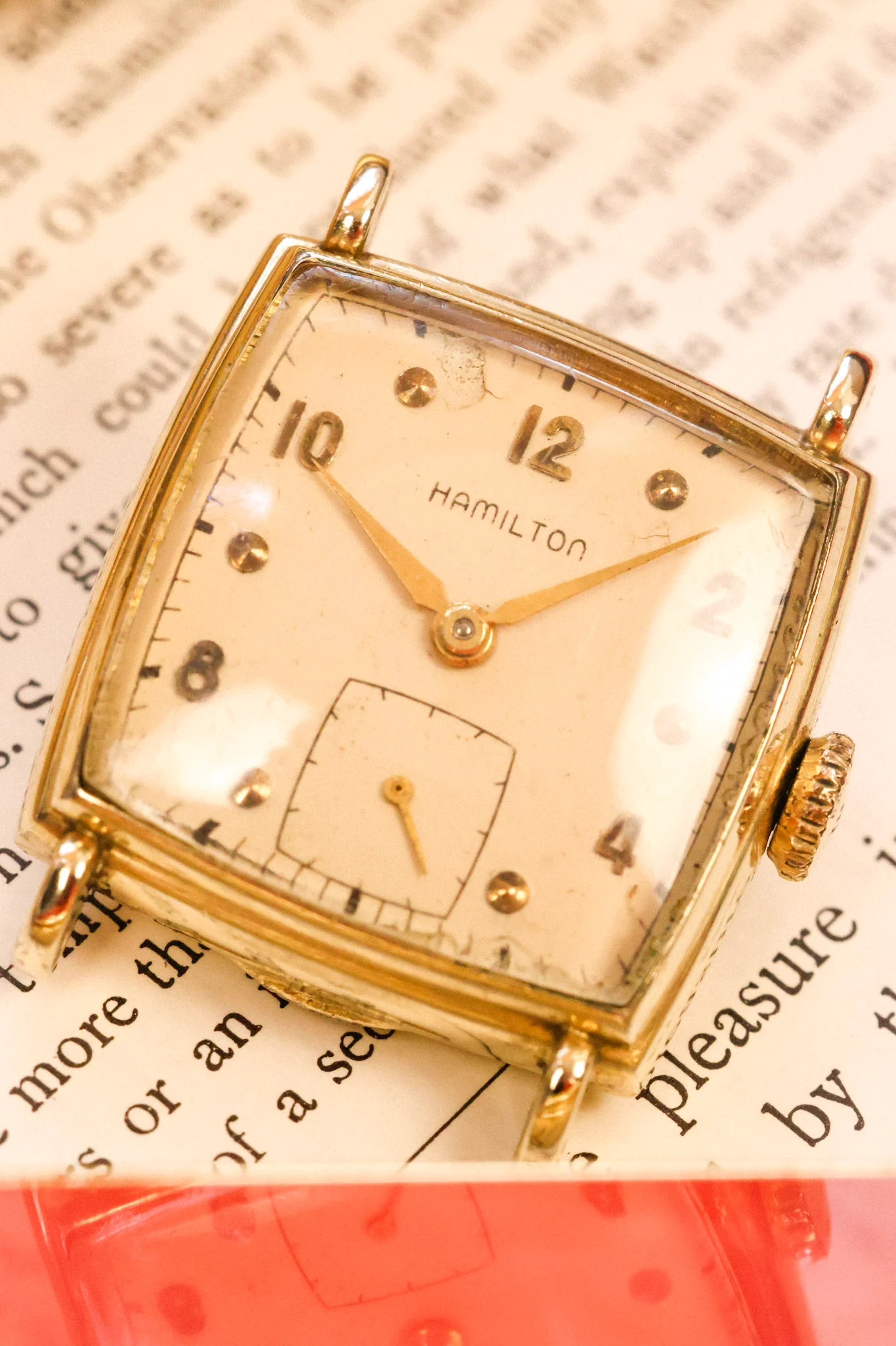 1948 Hamilton Dyson - 14K Gold Filled Award Watch - Image 11