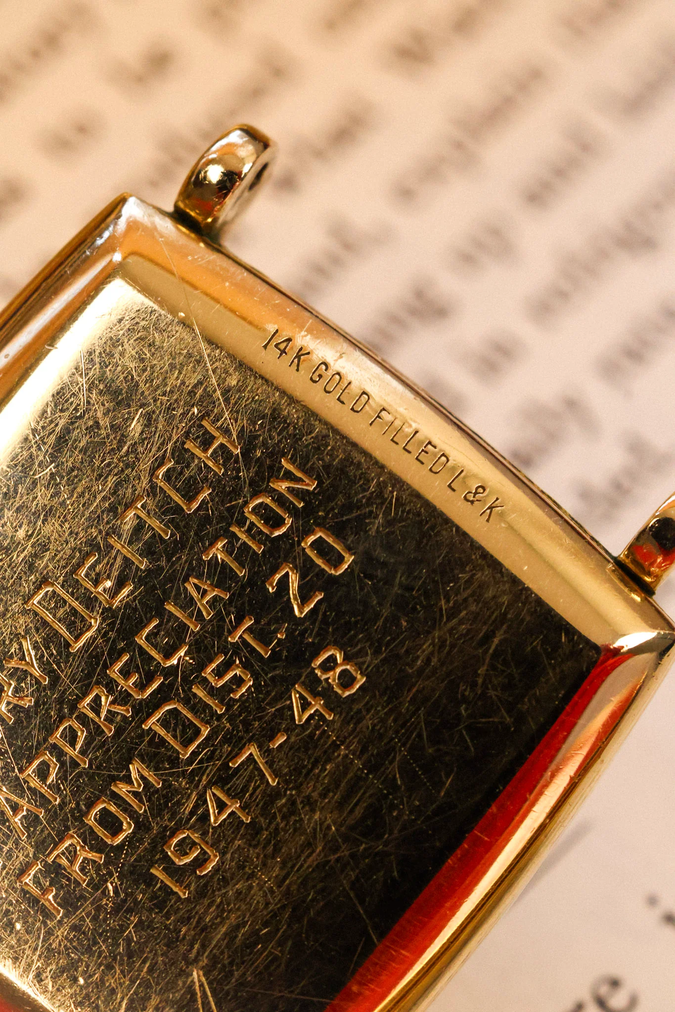 1948 Hamilton Dyson - 14K Gold Filled Award Watch - Image 13