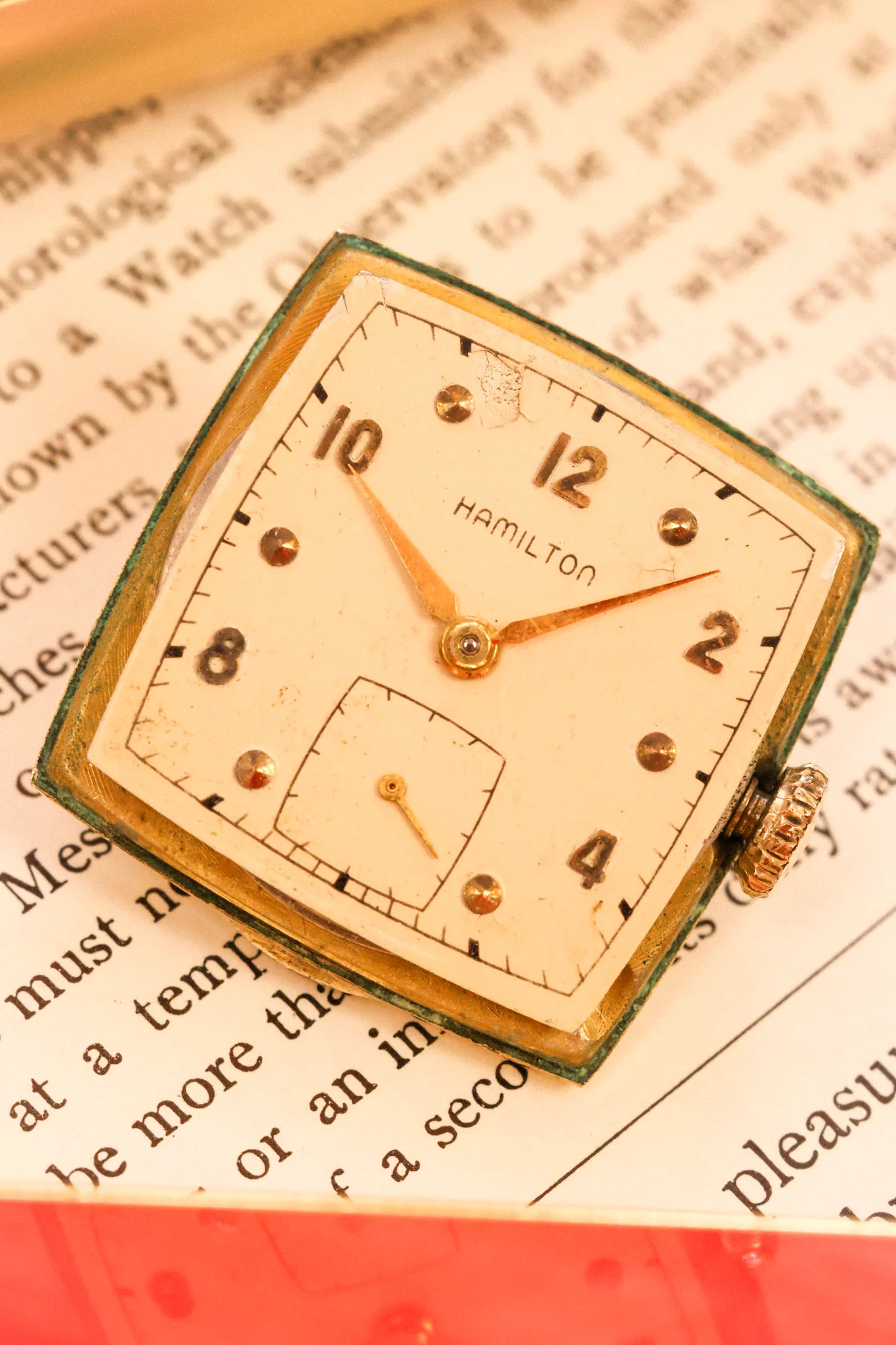 1948 Hamilton Dyson - 14K Gold Filled Award Watch - Image 14