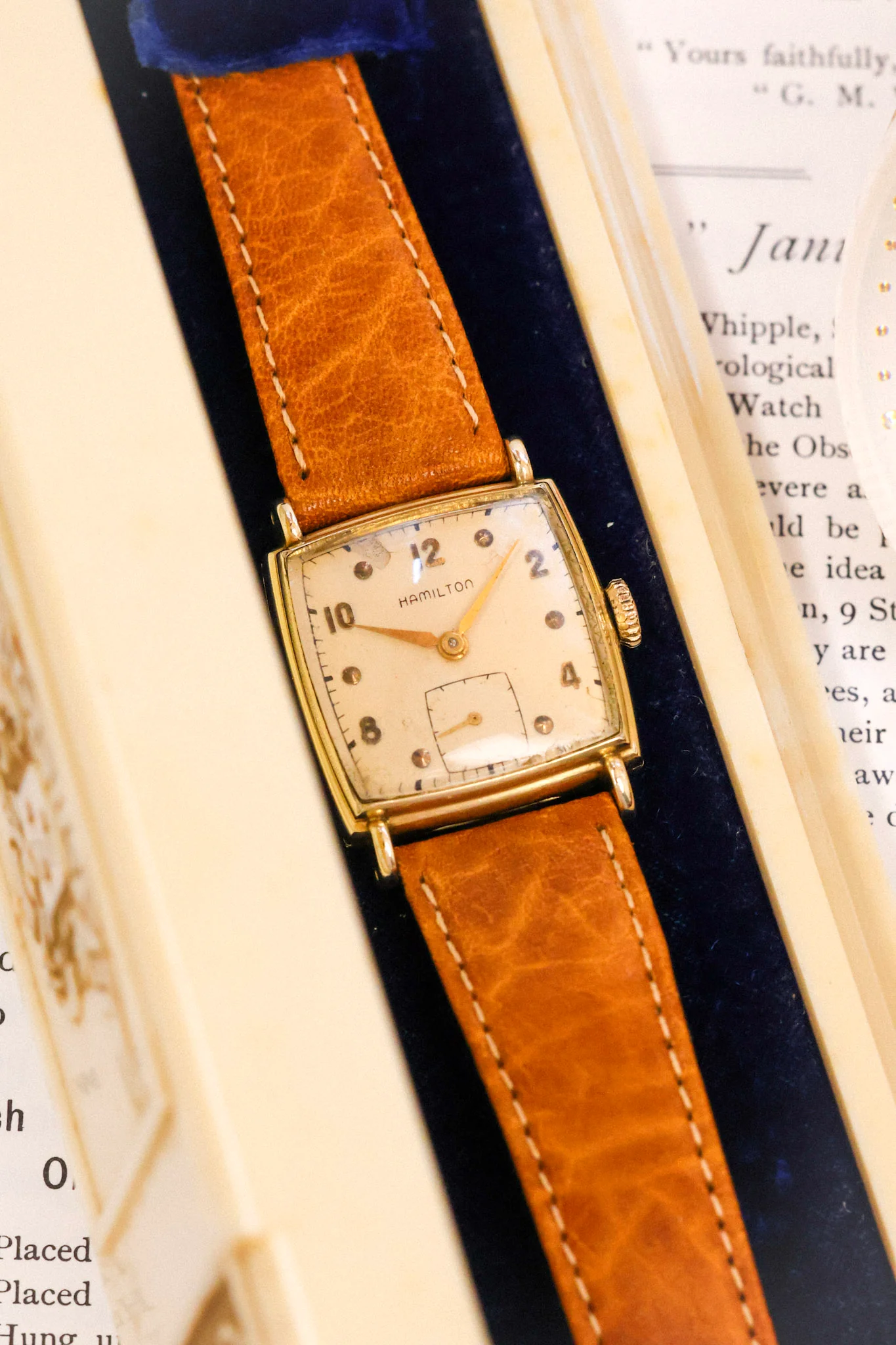 1948 Hamilton Dyson - 14K Gold Filled Award Watch - Image 3