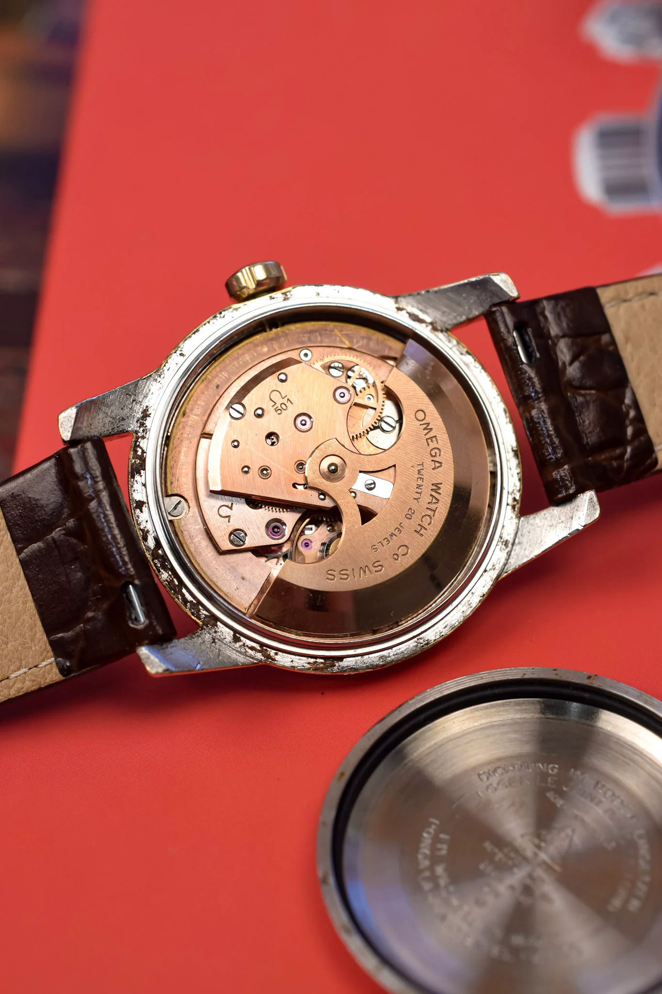 1950s Omega Seamaster No Lume Automatic Gold Capped - Image 10