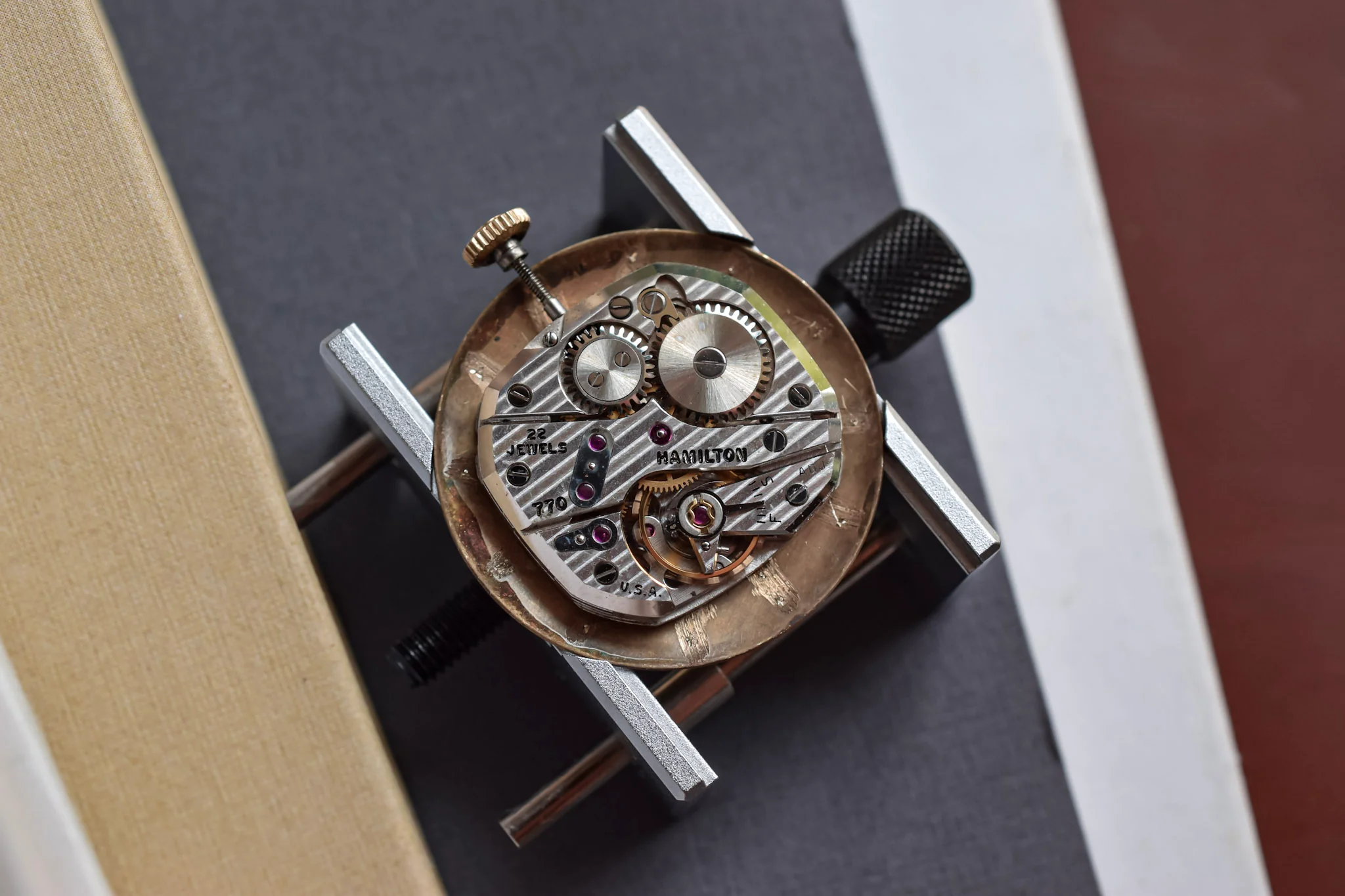 1956 Hamilton Mechanical 10K Gold Filled Edgemere B - Image 6
