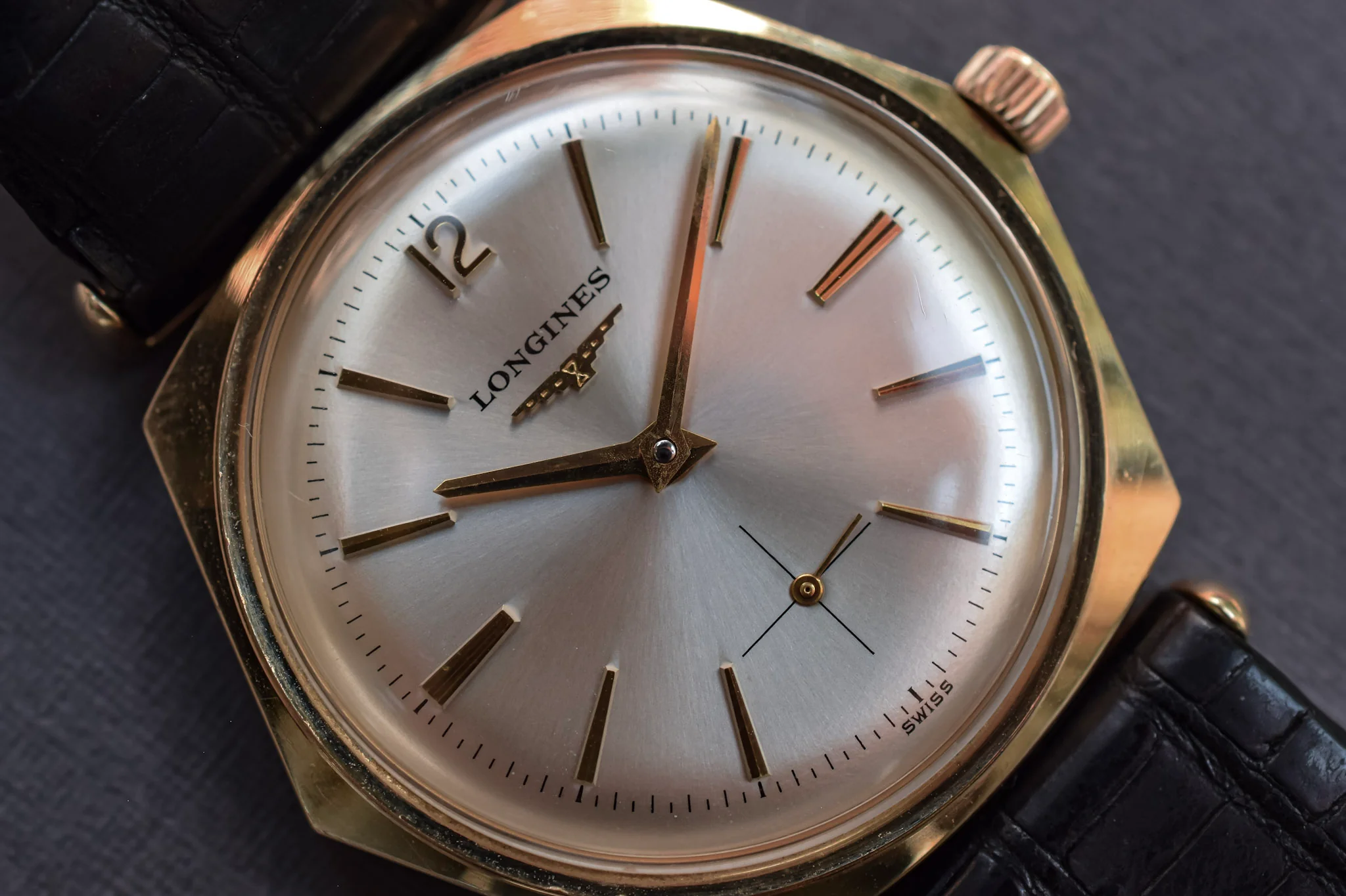 1960s 10K GF Mechanical Longines Hex - Image 3