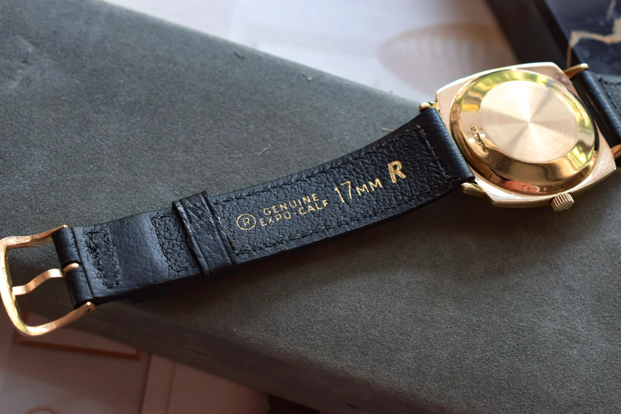 Mint 1960s Hamilton Thin-o-matic 10K Gold Filled Cushion - Image 13