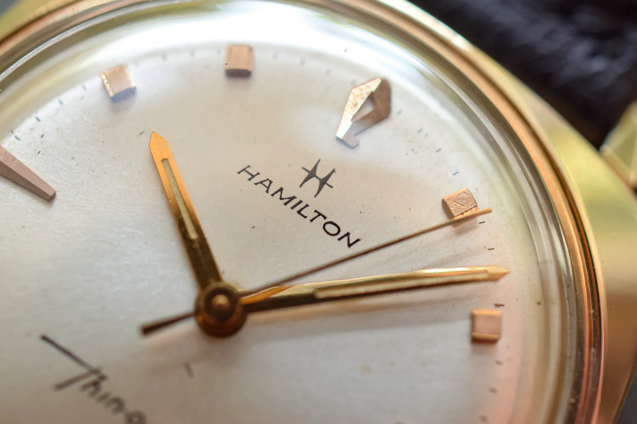 Mint 1960s Hamilton Thin-o-matic 10K Gold Filled Cushion - Image 6