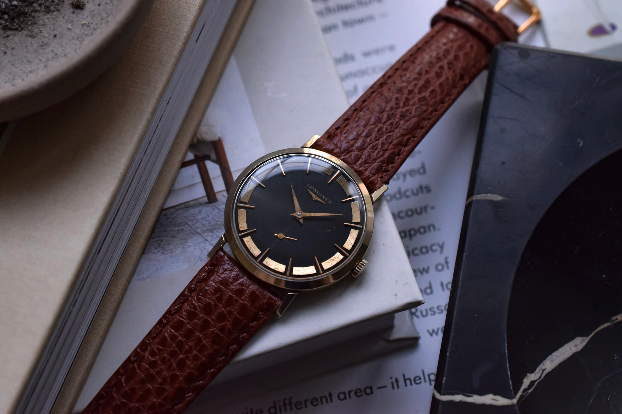 1950s Longines 10K GF Mechanical Gilt Tuxedo - Image 15