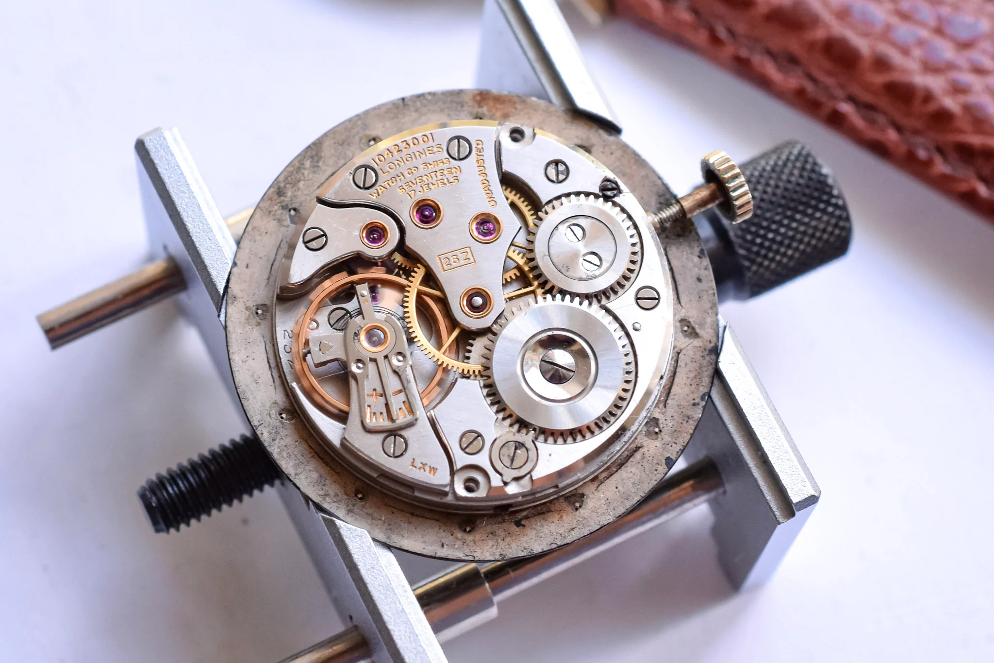 1950s Longines 10K GF Mechanical Gilt Tuxedo - Image 7