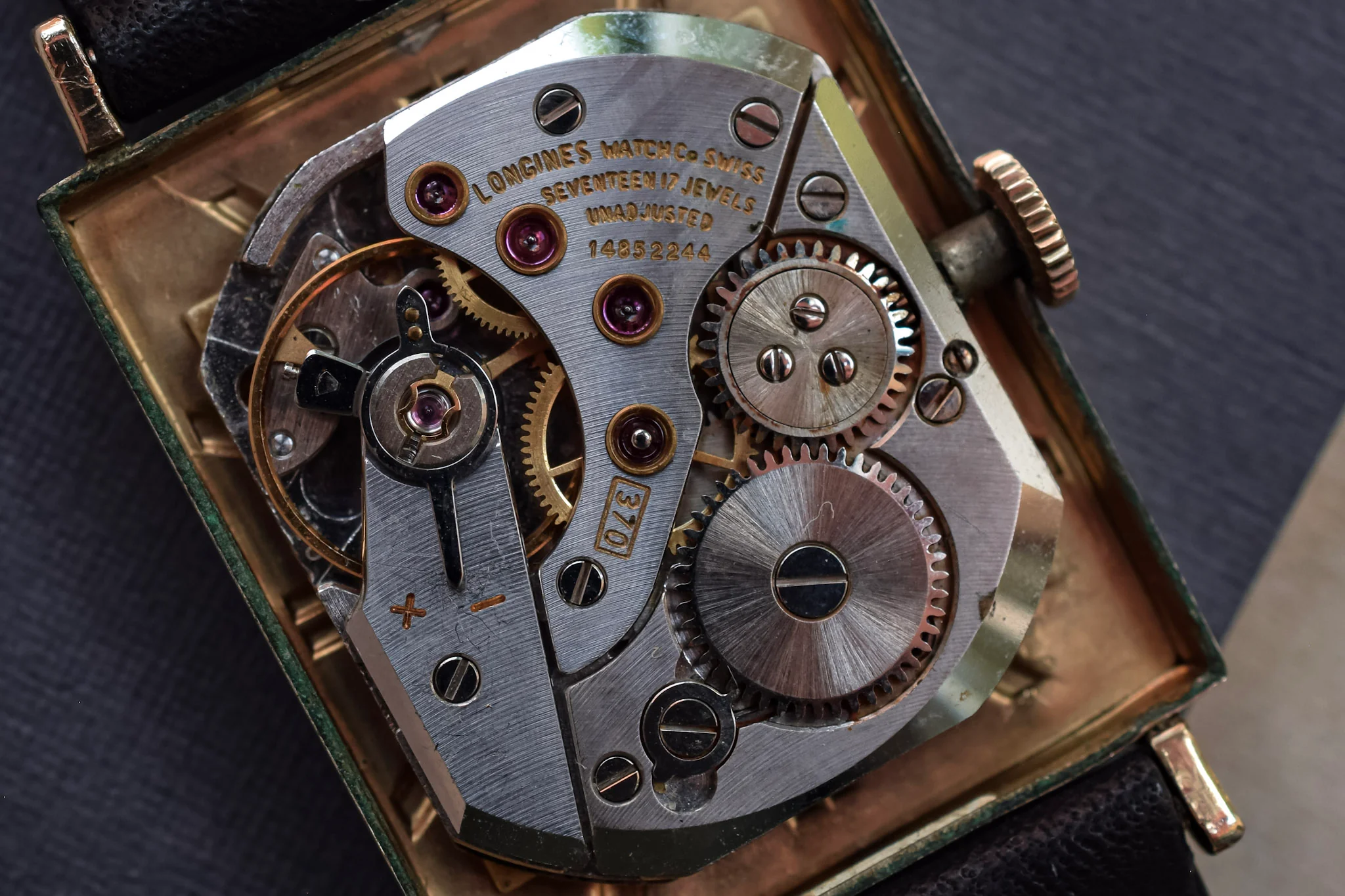 1960s Longines 10K GF Mechanical Gold Medal Tank - Image 10