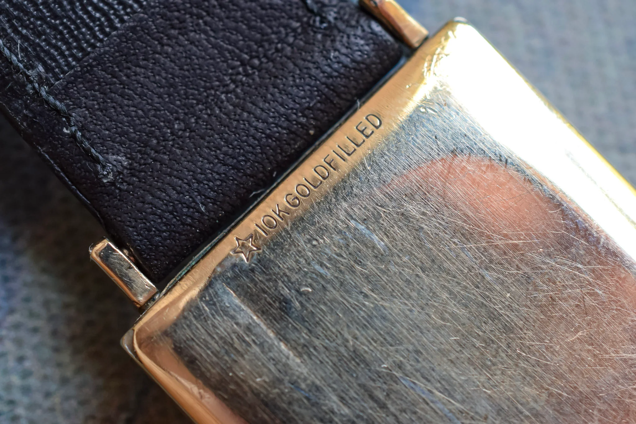 1960s Longines 10K GF Mechanical Gold Medal Tank - Image 6