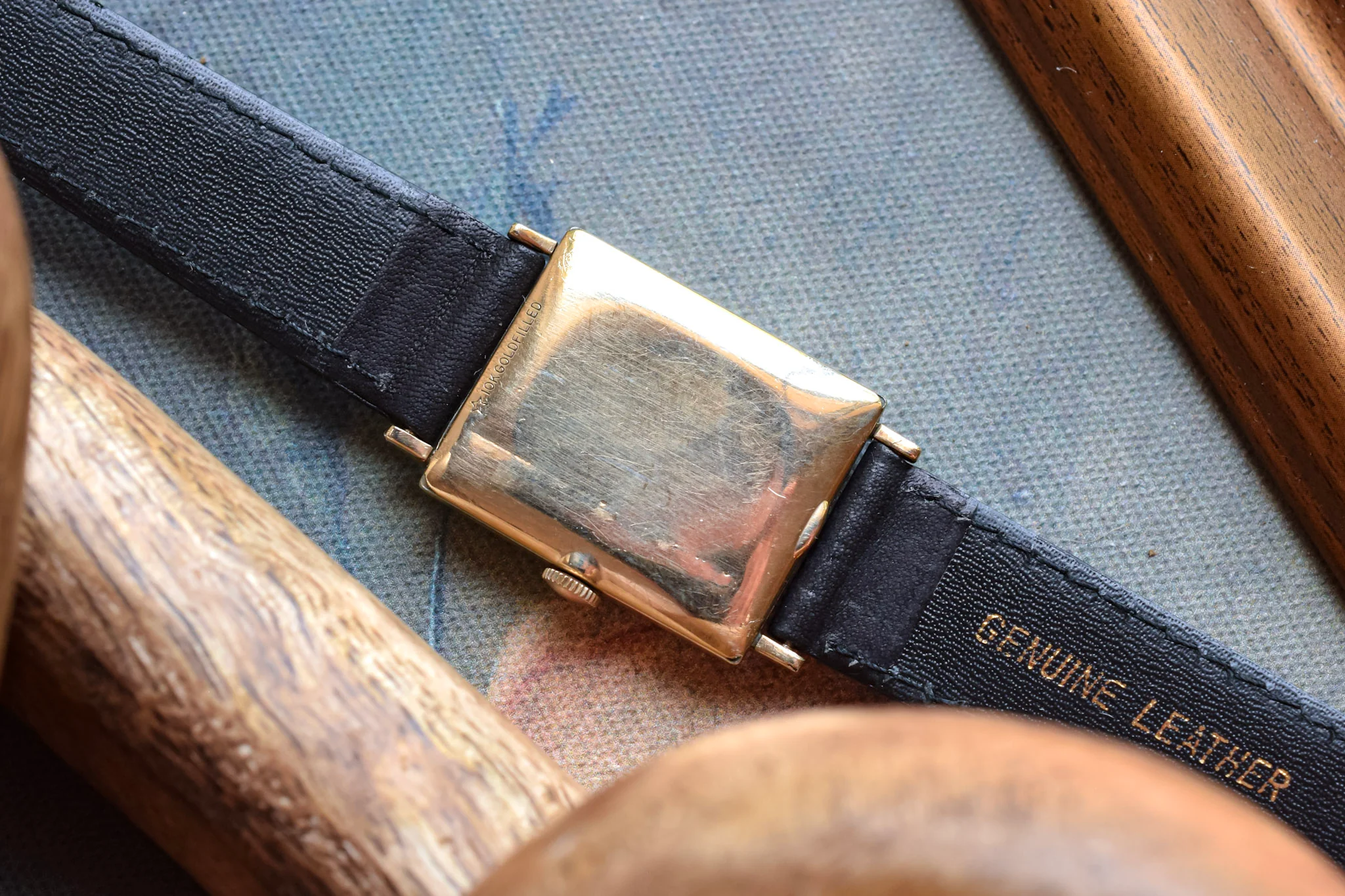 1960s Longines 10K GF Mechanical Gold Medal Tank - Image 7