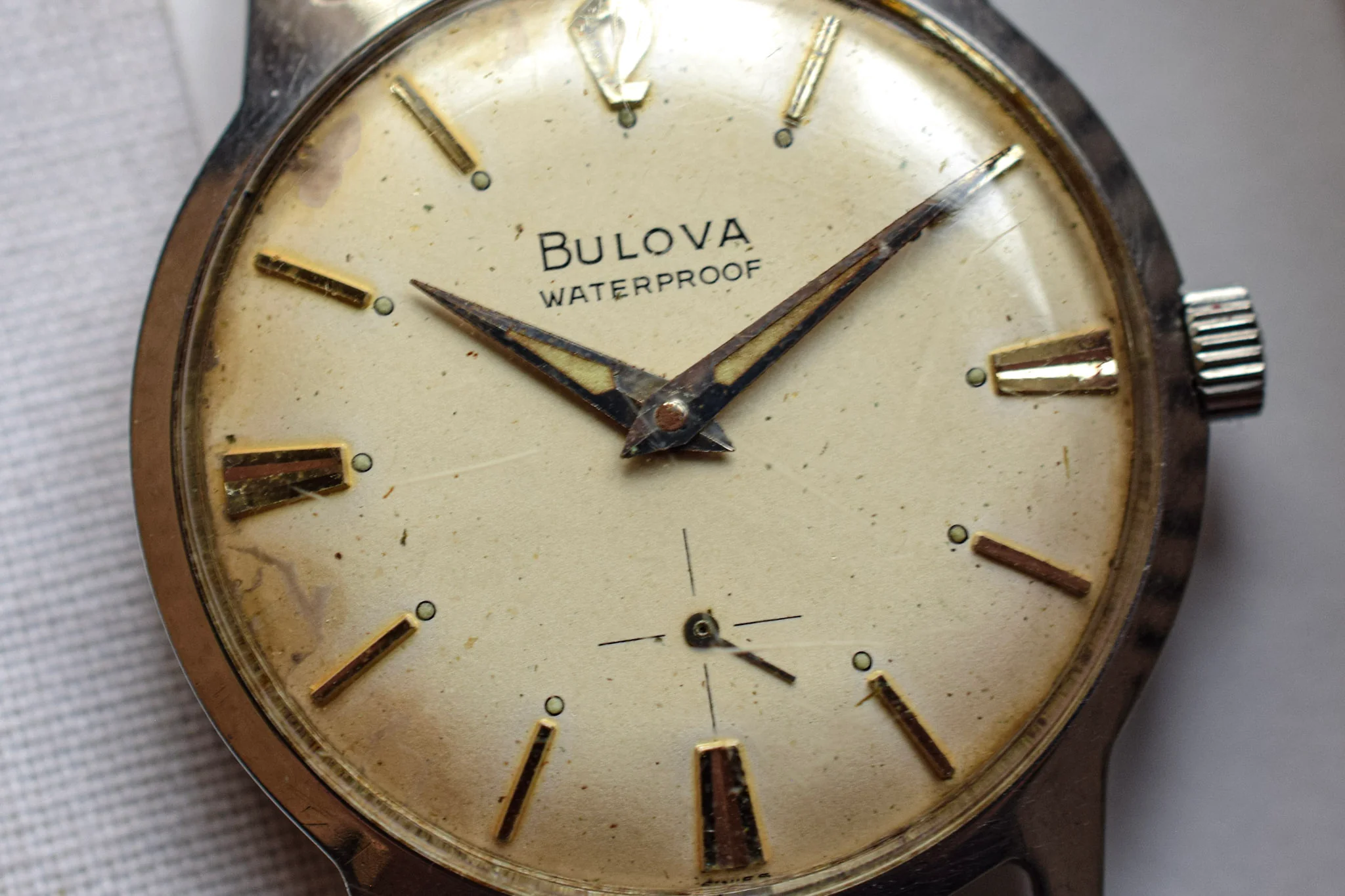 1963 Bulova Mechanical Patina Dial - Image 3