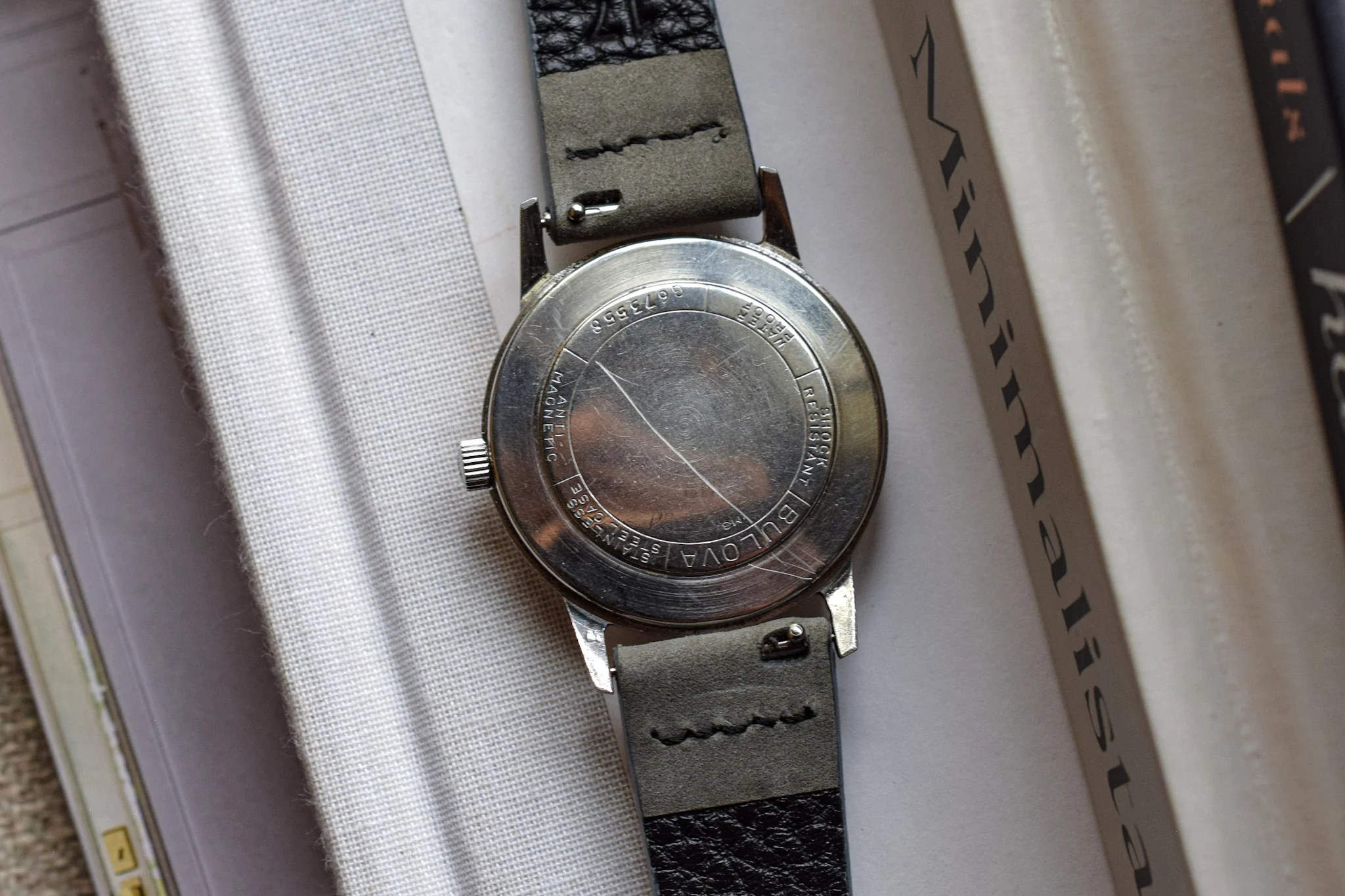 1963 Bulova Mechanical Patina Dial - Image 9
