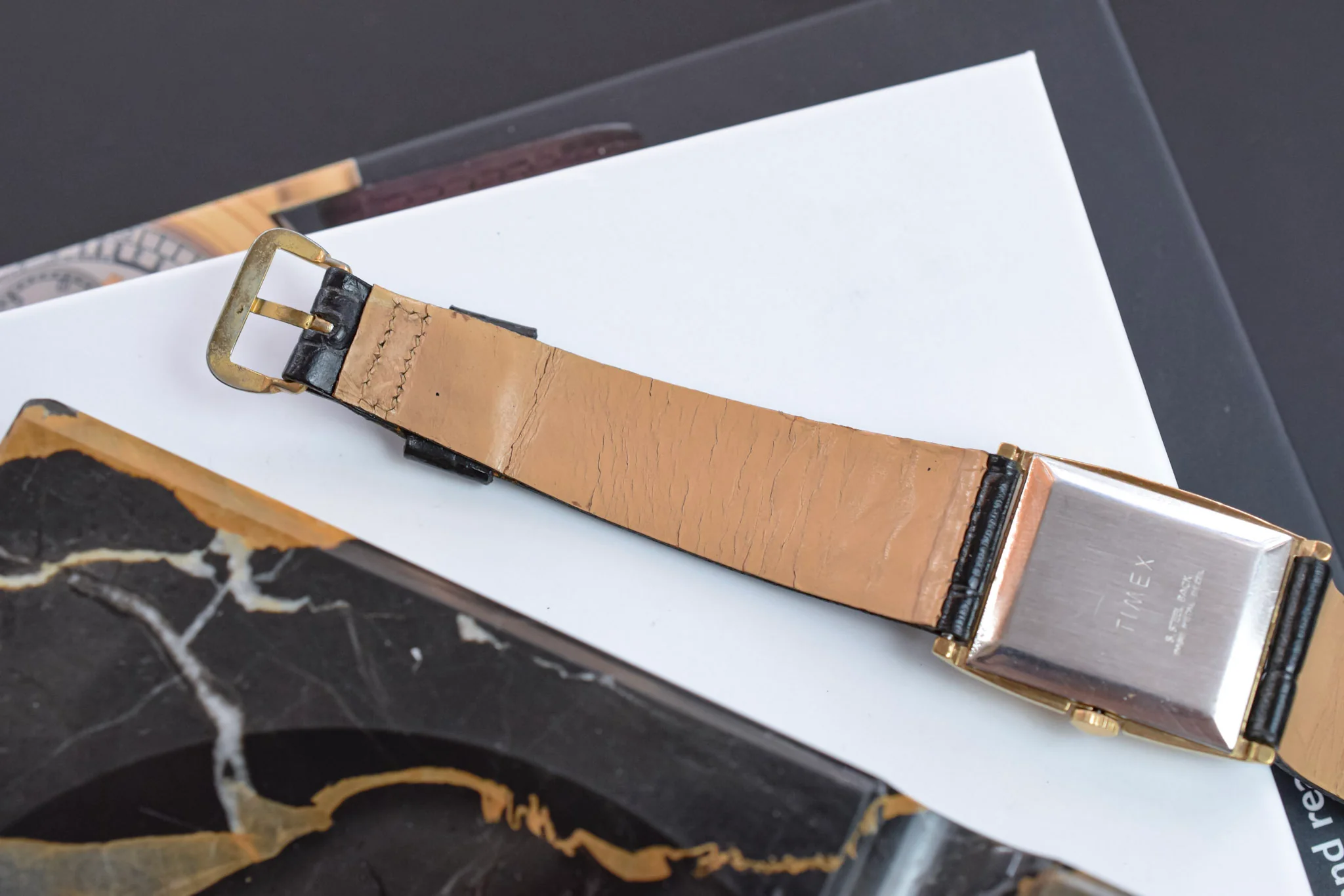 1967 Timex Mechanical Bauhaus Tank - Not Running, Needs Service - Image 6