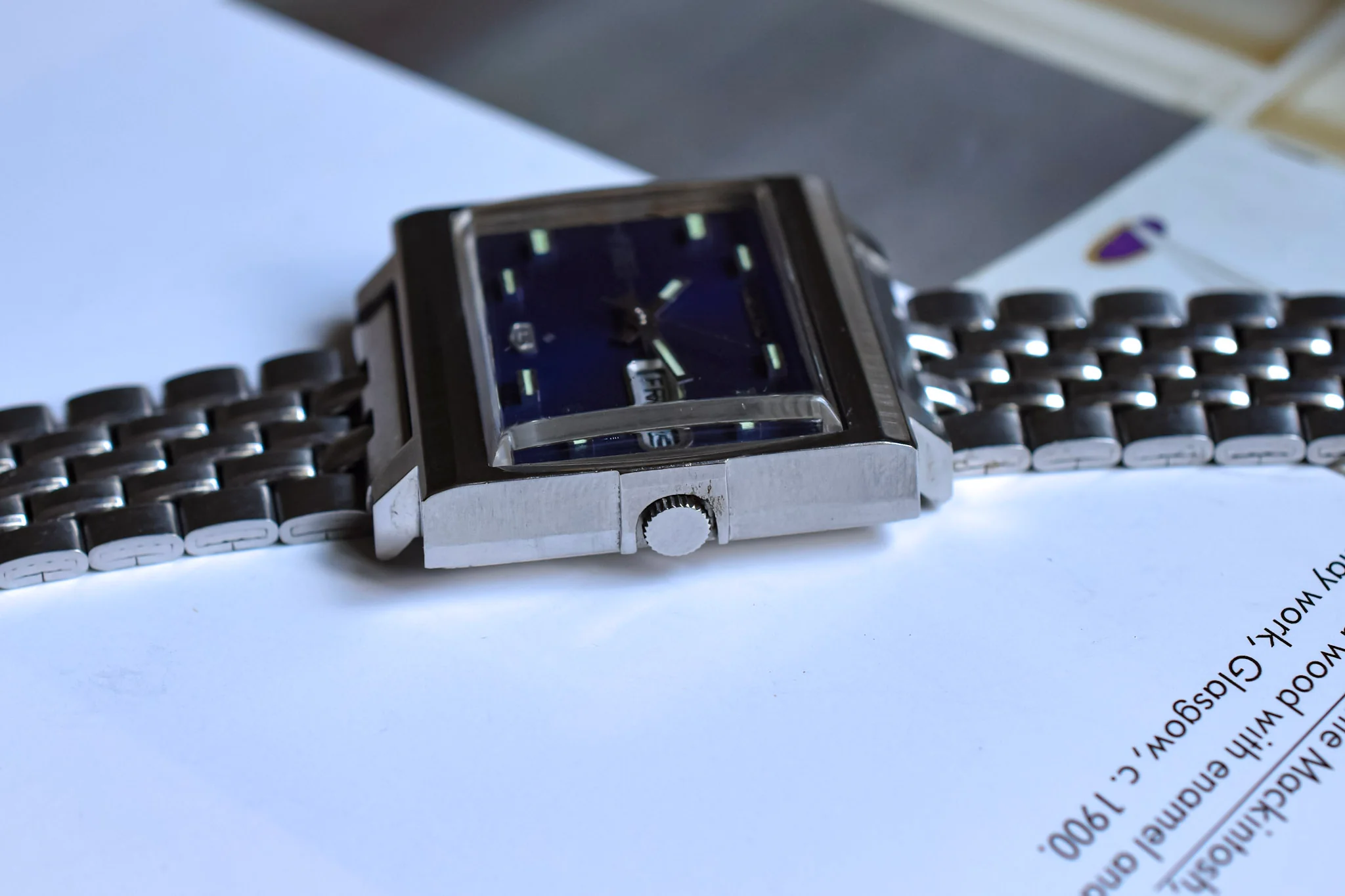 1969 Seiko 5 Automatic Blue TV - Image 3