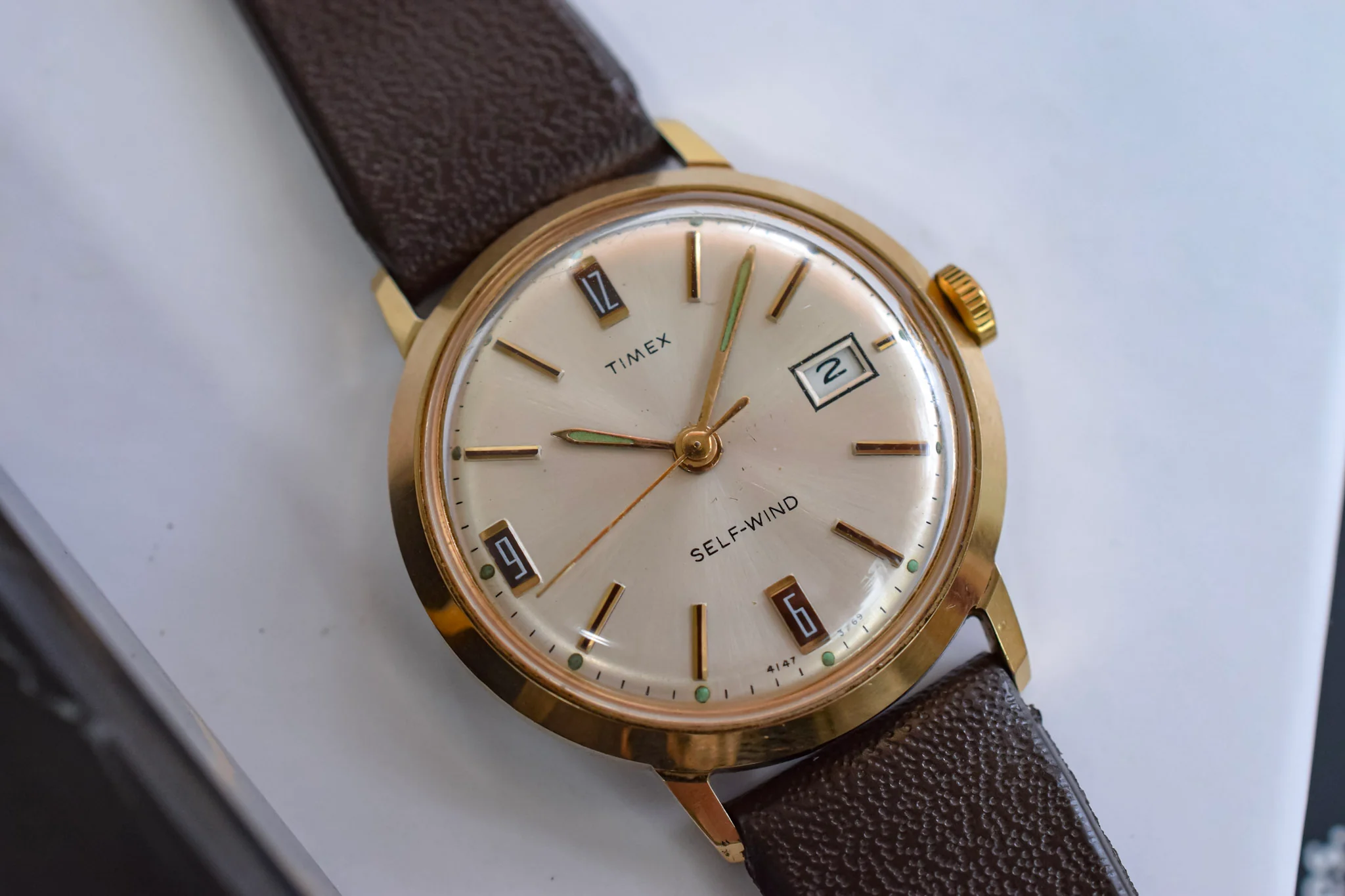 1969 Timex Viscount Self-Wind Calendar - Image 3