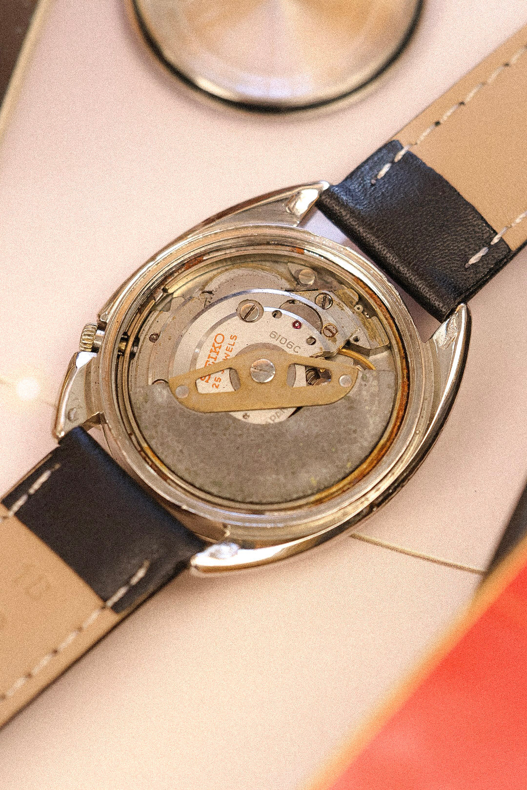 1970 Seiko DX Automatic Crosshair Dial Arabic Day-Date - Image 7