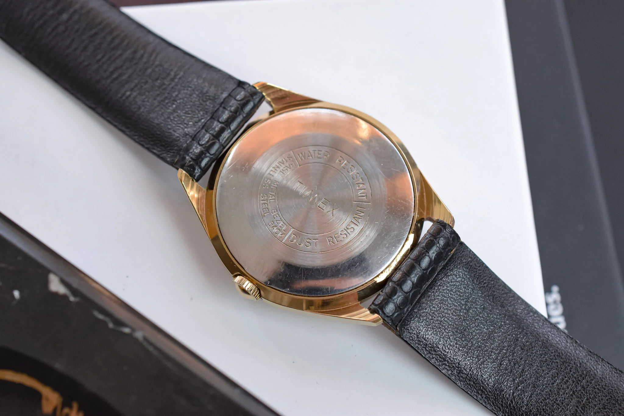 1970 Timex Mechanical Crosshair Calendar - Not Running, Needs Service - Image 8