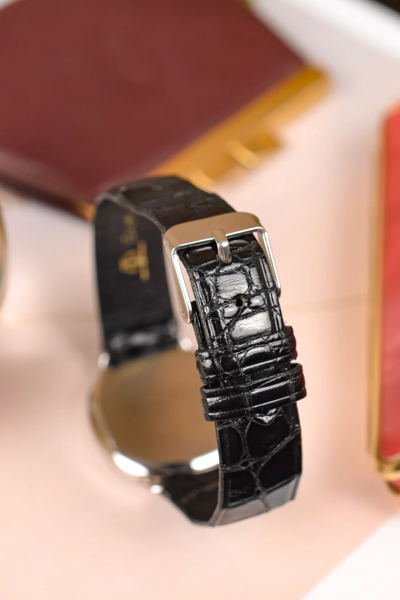 1970s Baume & Mercier Mechanical Steel Roman TV - Image 10