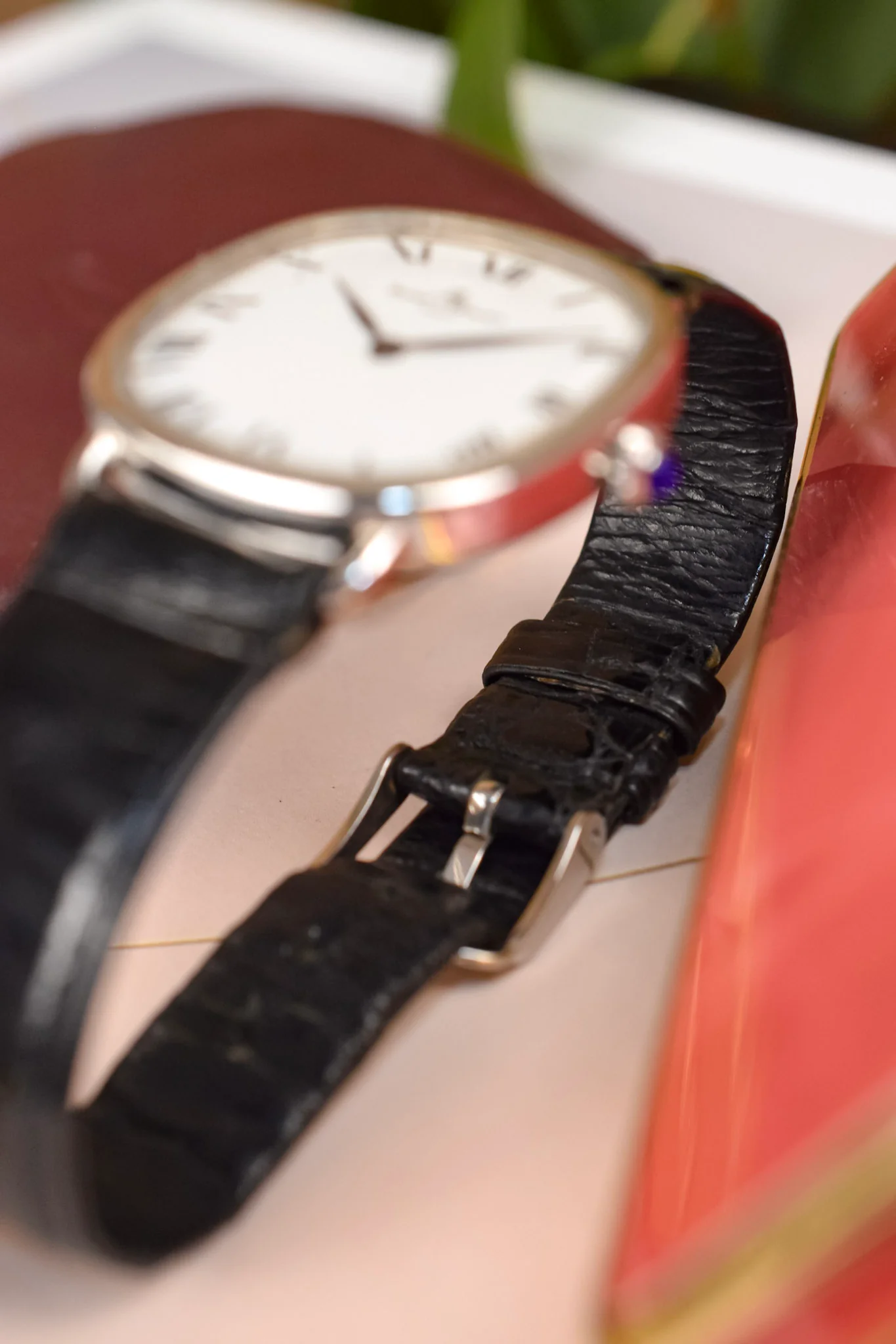 1970s Baume & Mercier Mechanical Steel Roman TV - Image 11