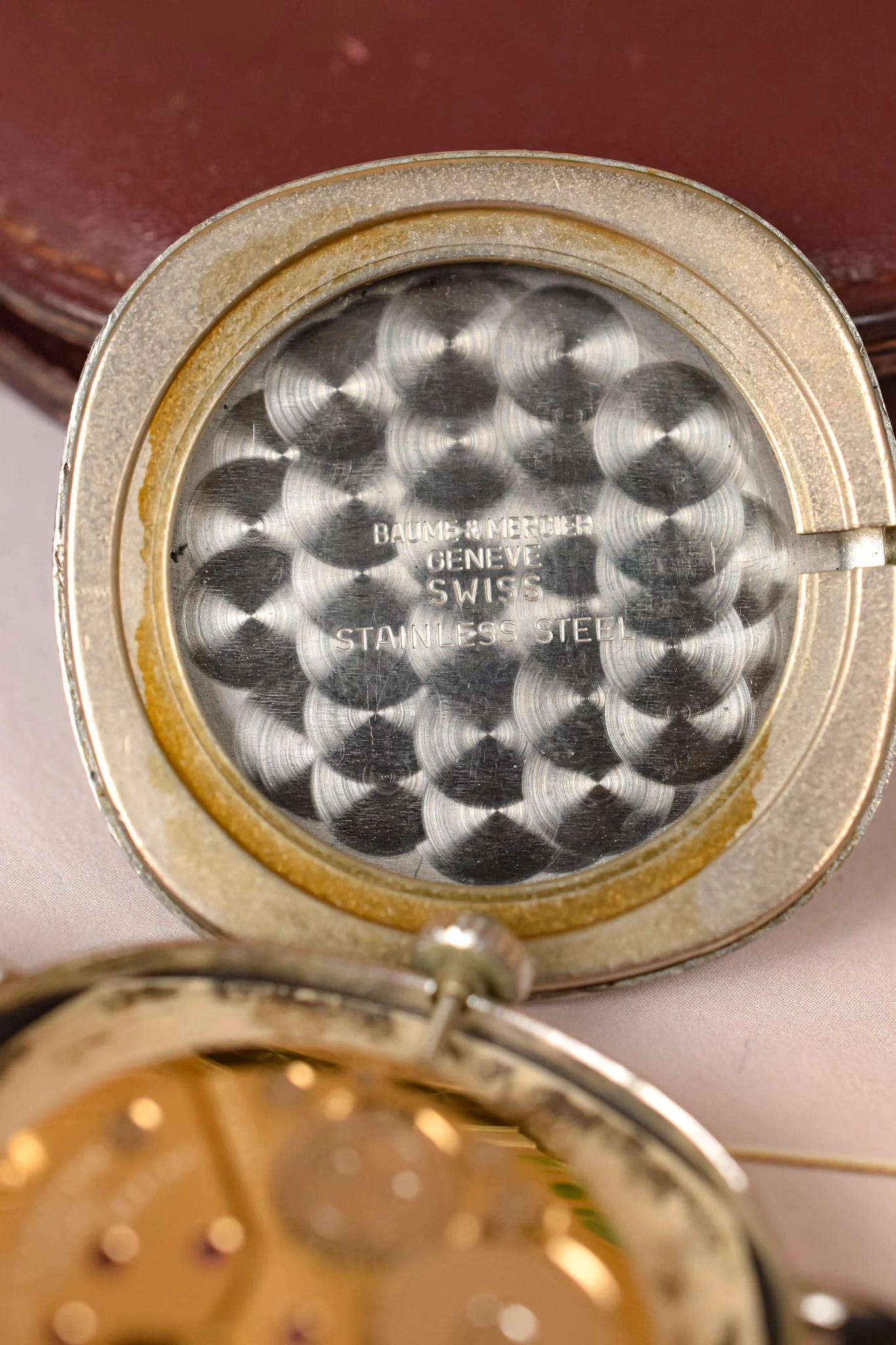 1970s Baume & Mercier Mechanical Steel Roman TV - Image 14