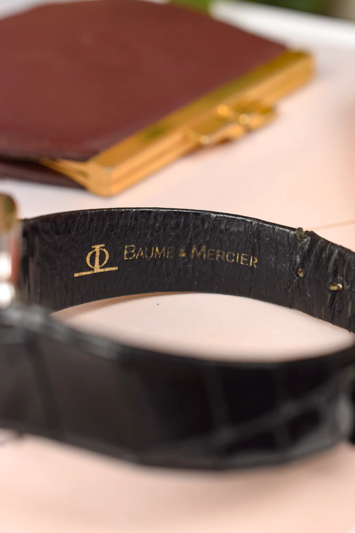 1970s Baume & Mercier Mechanical Steel Roman TV - Image 7