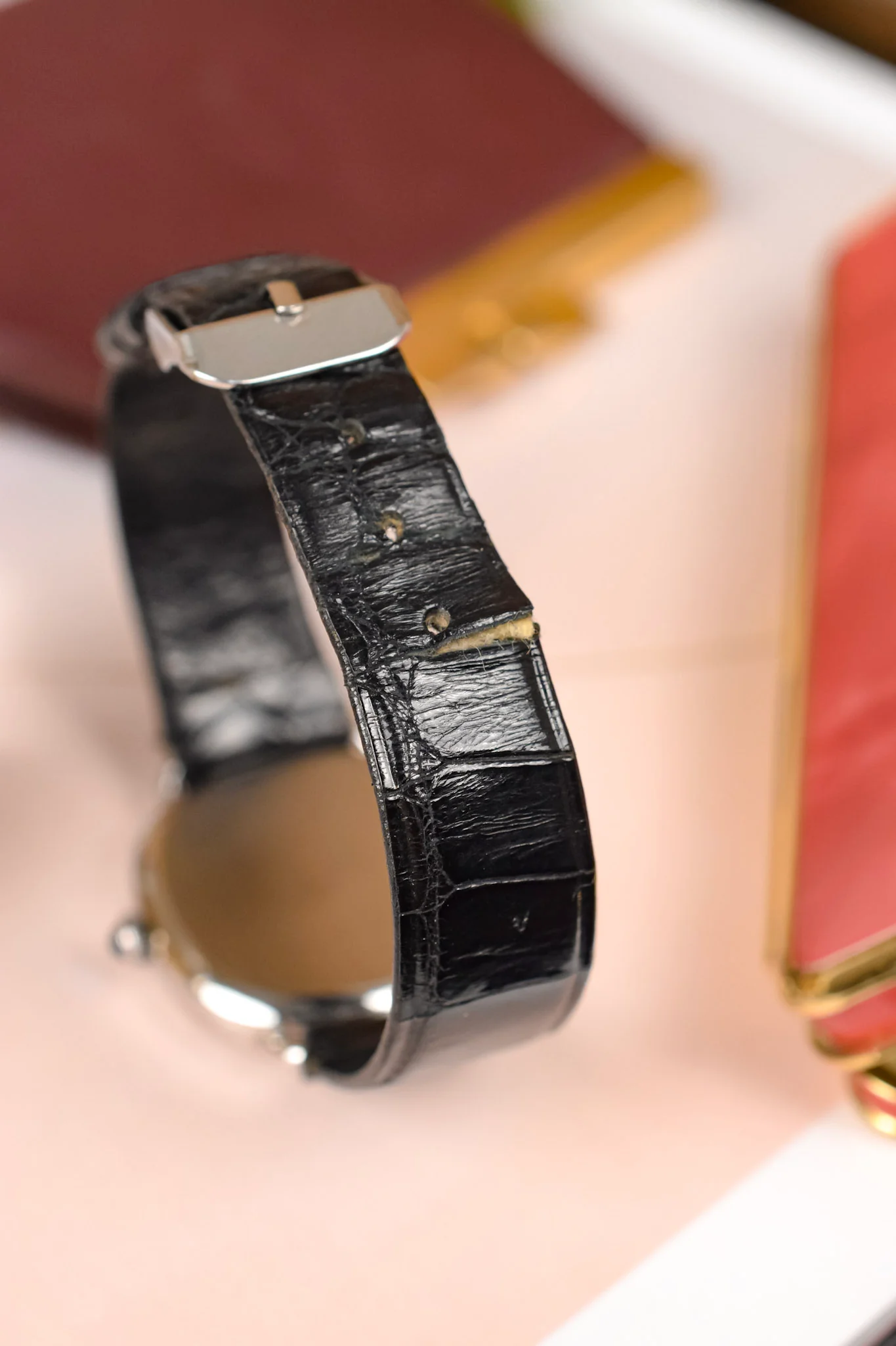 1970s Baume & Mercier Mechanical Steel Roman TV - Image 9