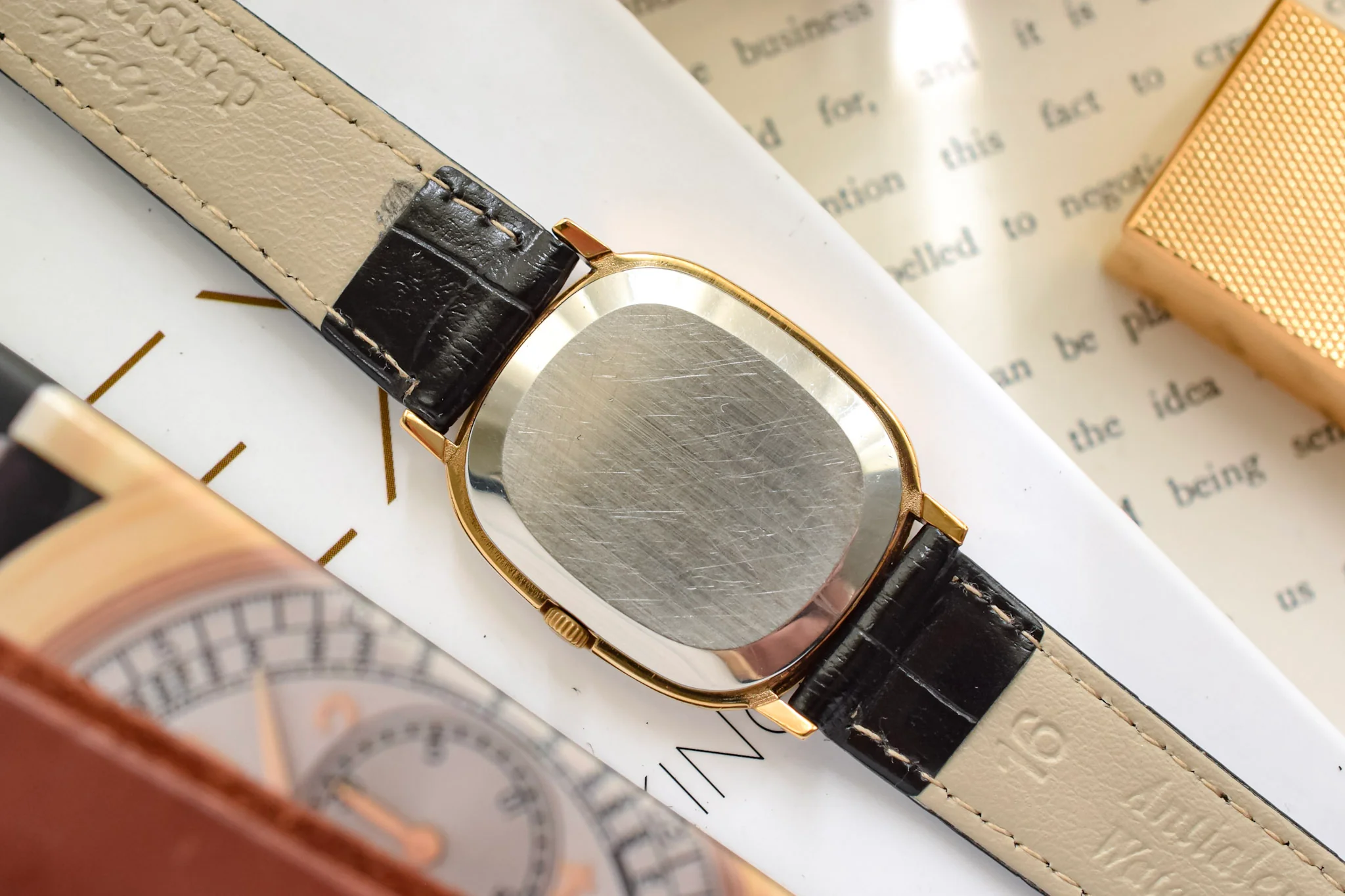 1970s Omega De Ville Gold Plated Mechanical Breguet Dial Ellipse - Image 10