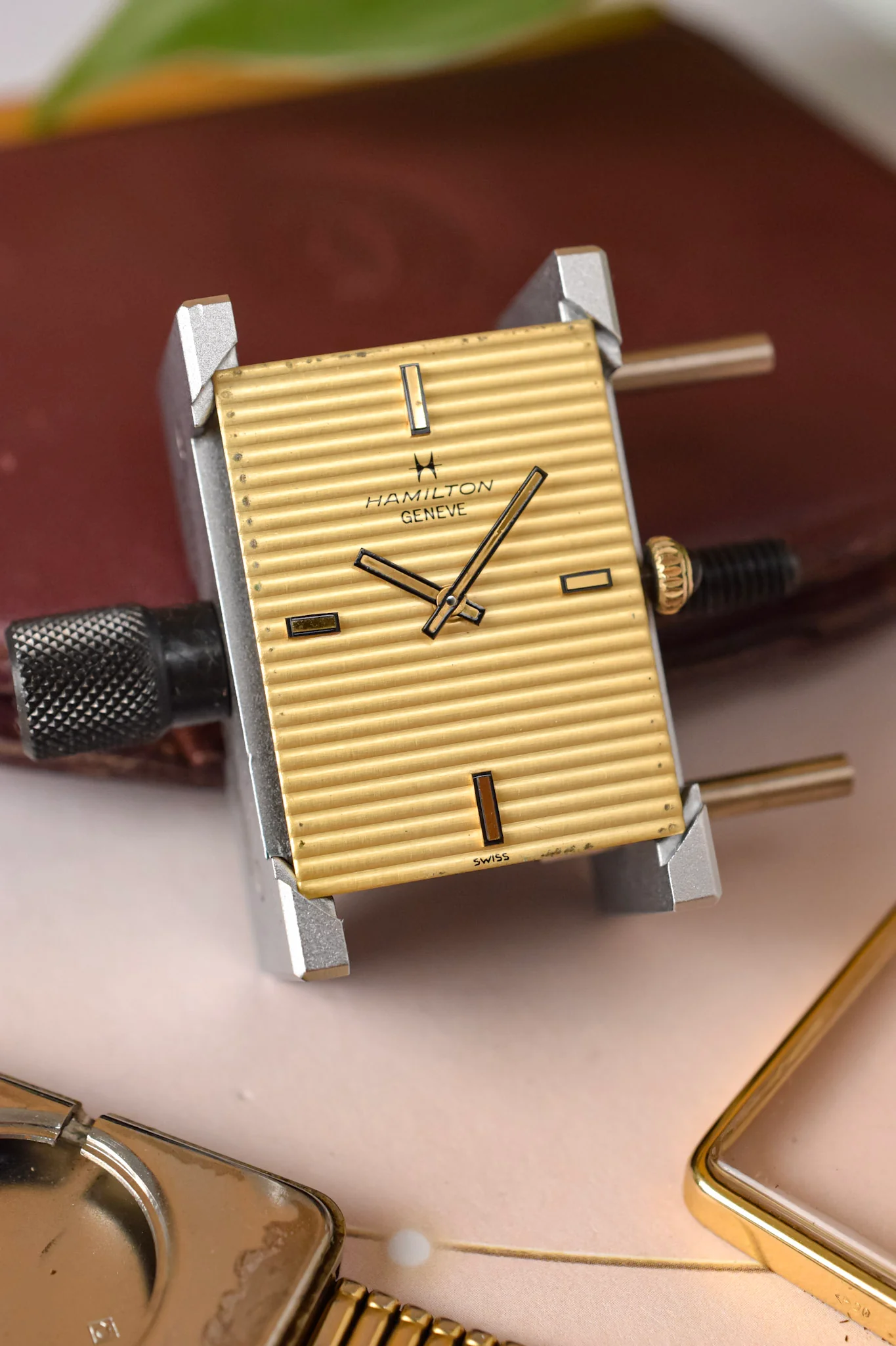 1970s Hamilton Mechanical Venetian Dial Tank - Image 12