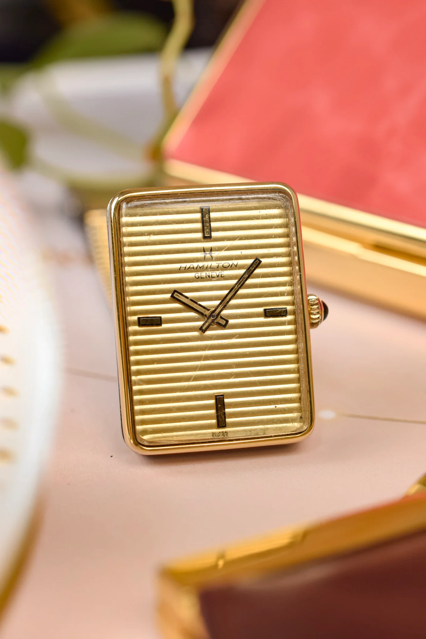 1970s Hamilton Mechanical Venetian Dial Tank - Image 5