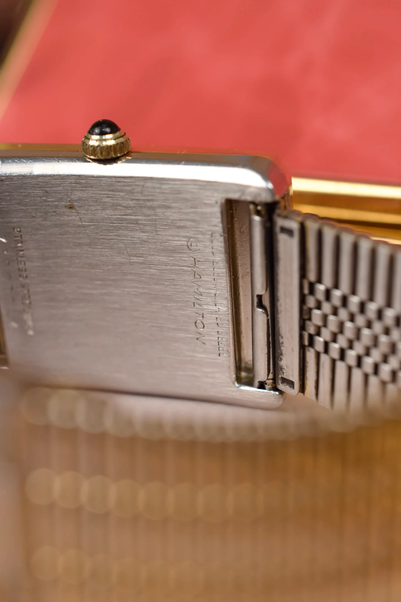 1970s Hamilton Mechanical Venetian Dial Tank - Image 9