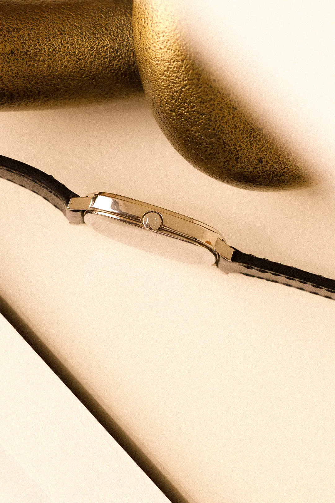 1970s Mechanical Omega De Ville Steel Breguet Dial Ellipse - Image 6