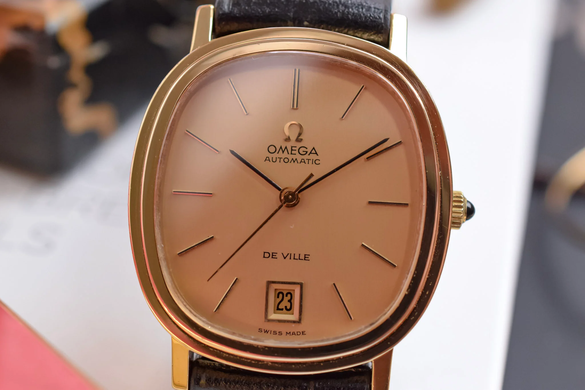 1970s Omega De Ville Automatic Calendar Ellipse - Serviced - Image 3