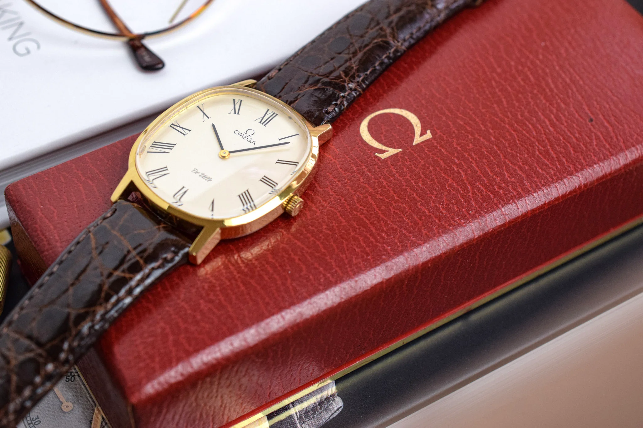1970s Omega De Ville Mechanical Roman Ellipse w/Box - Image 10