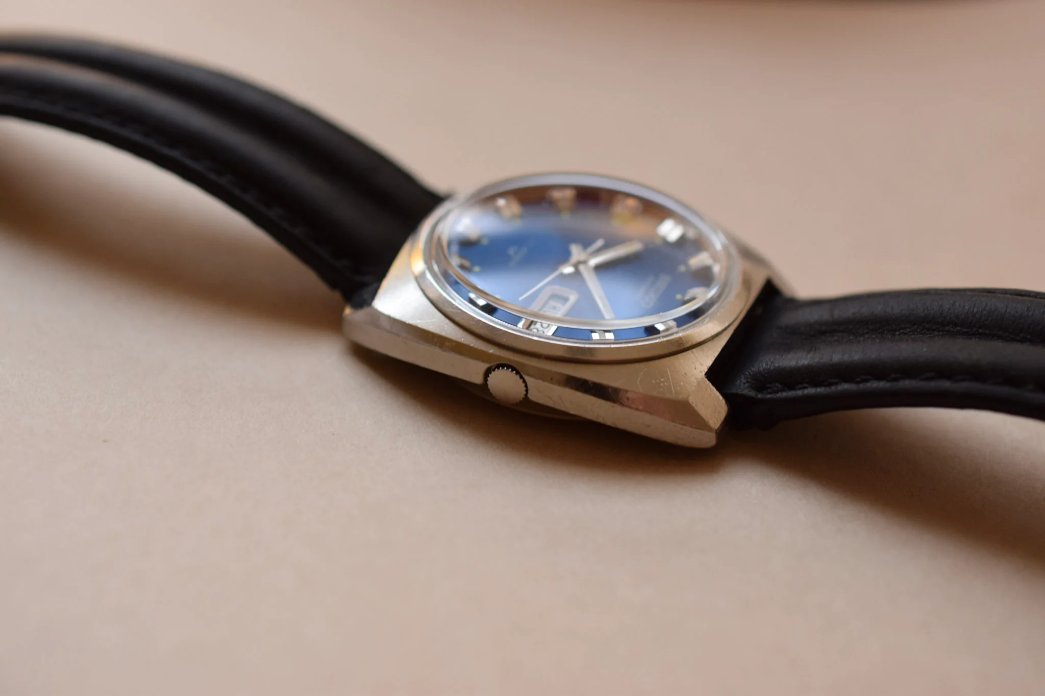 1973 Seiko Blue Steel Cushion Day-Date - Image 4