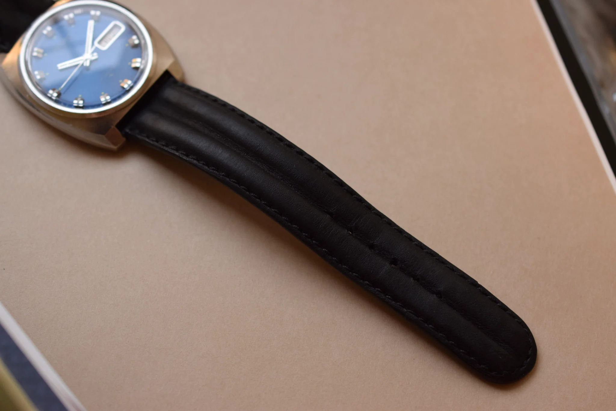 1973 Seiko Blue Steel Cushion Day-Date - Image 6