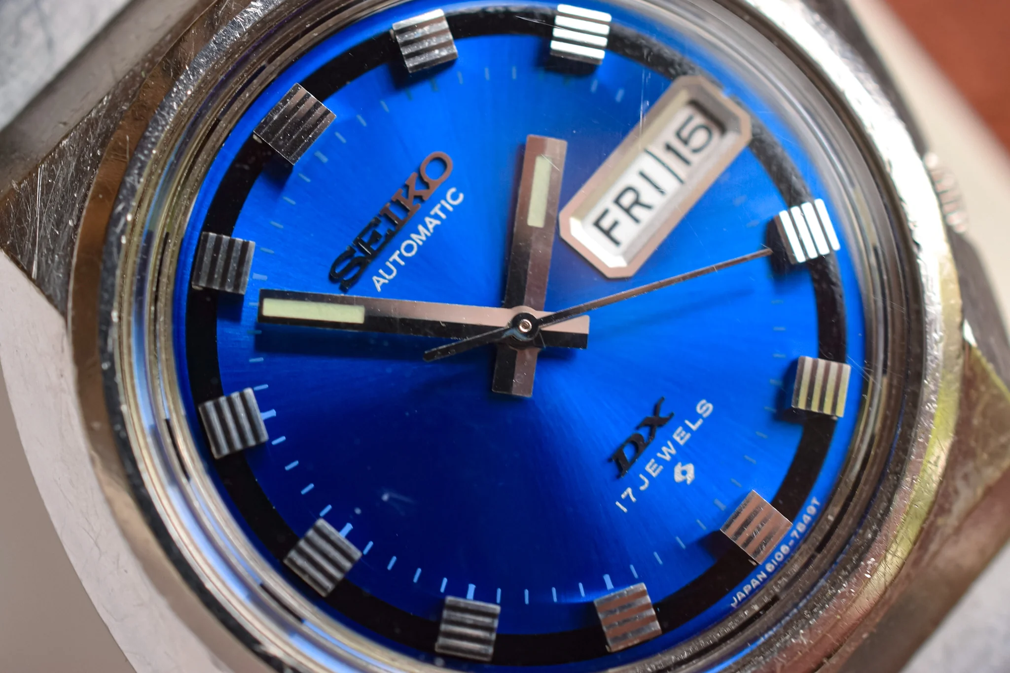1973 Seiko DX Retro Blue Automatic Stingray - Image 3