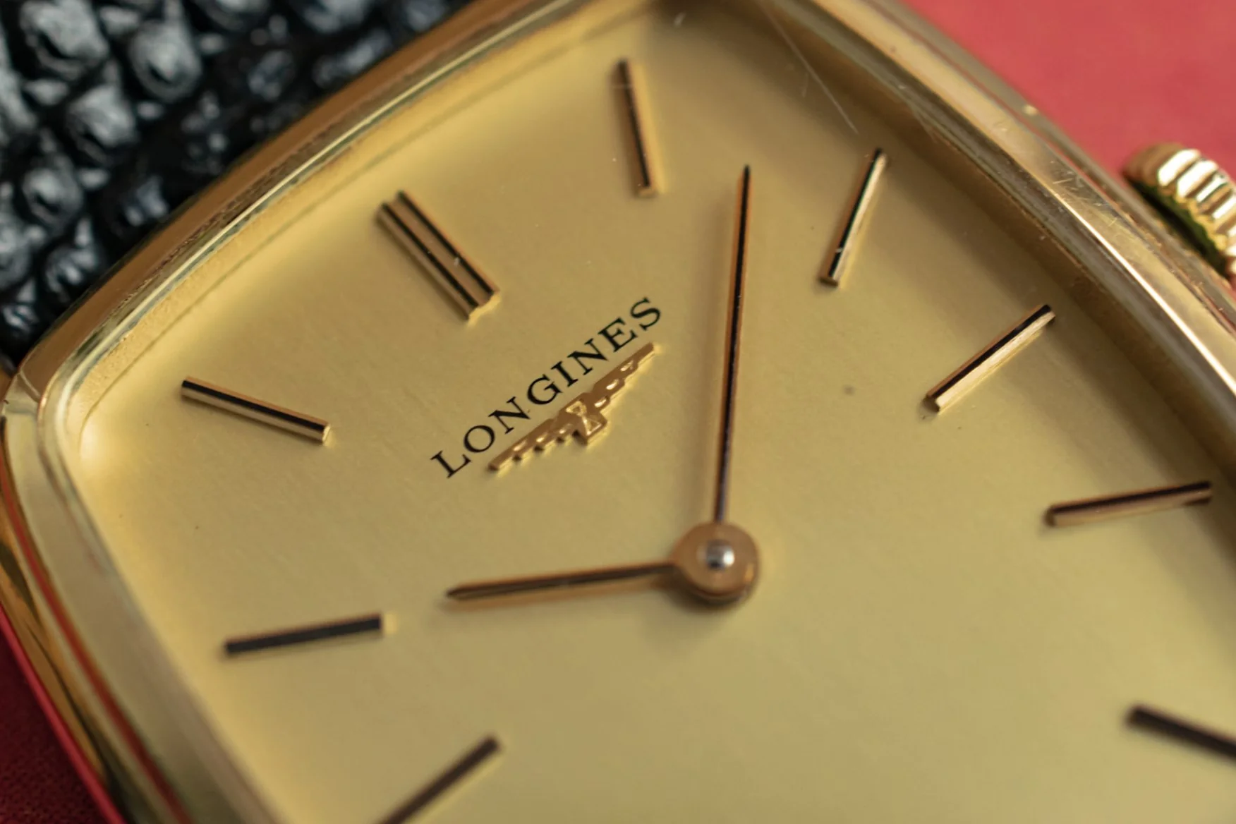 70s Longines Mechanical Champagne Ellipse - Image 4