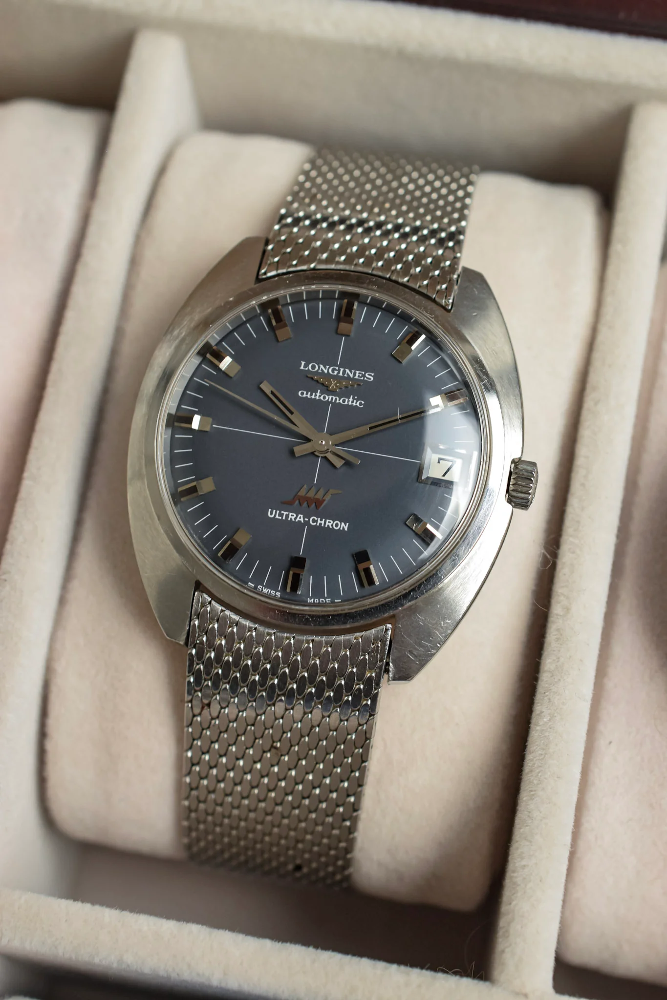1975 Longines Automatic Ultra-Chron Crosshair Calendar - Image 3