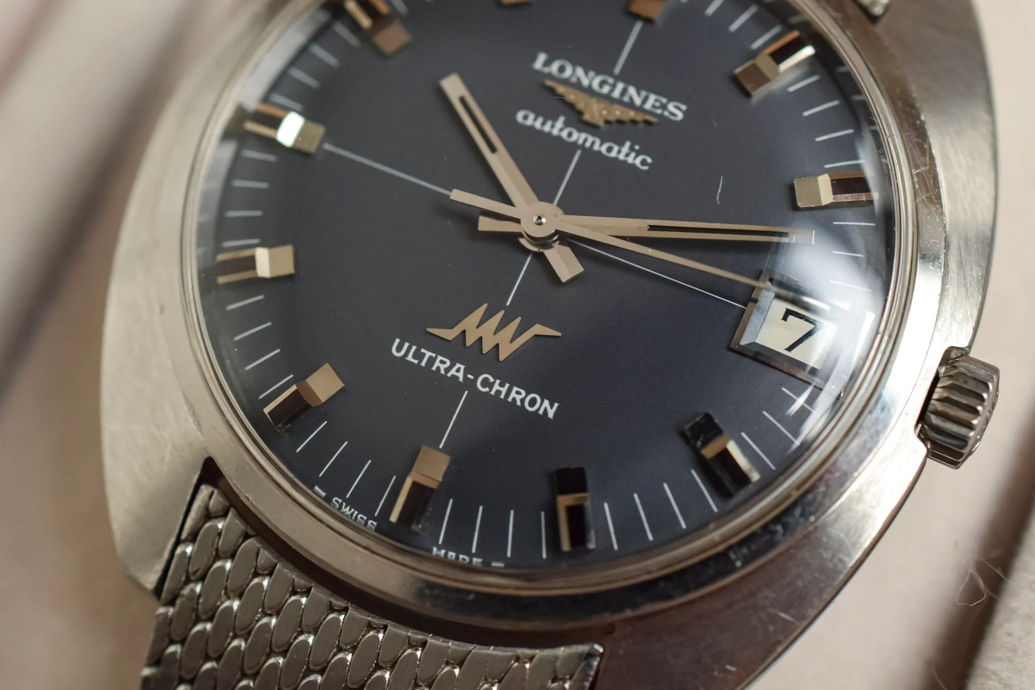 1975 Longines Automatic Ultra-Chron Crosshair Calendar - Image 4