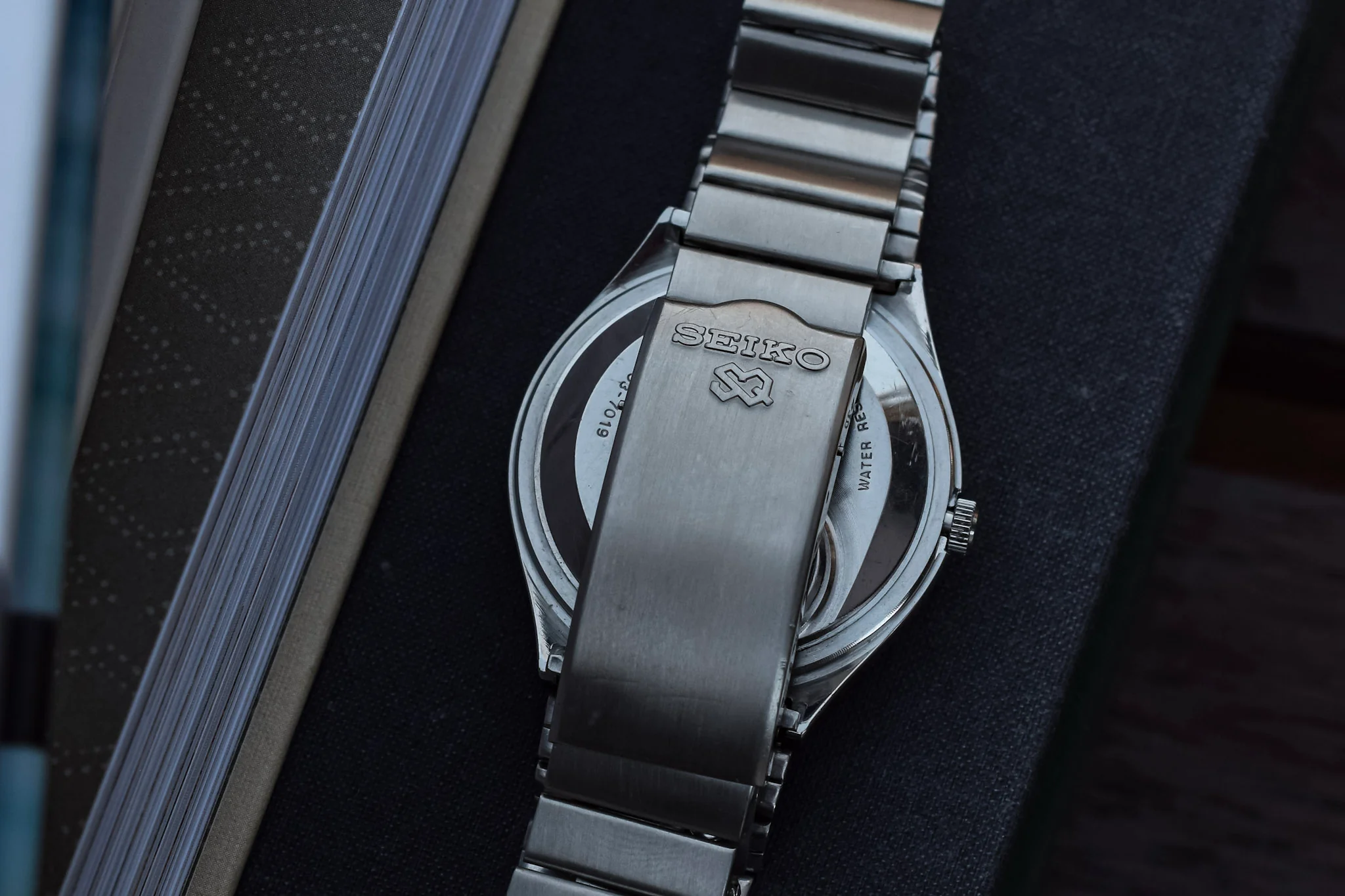 1975 Seiko SQ Day/Date Green Dial Watch - Image 5