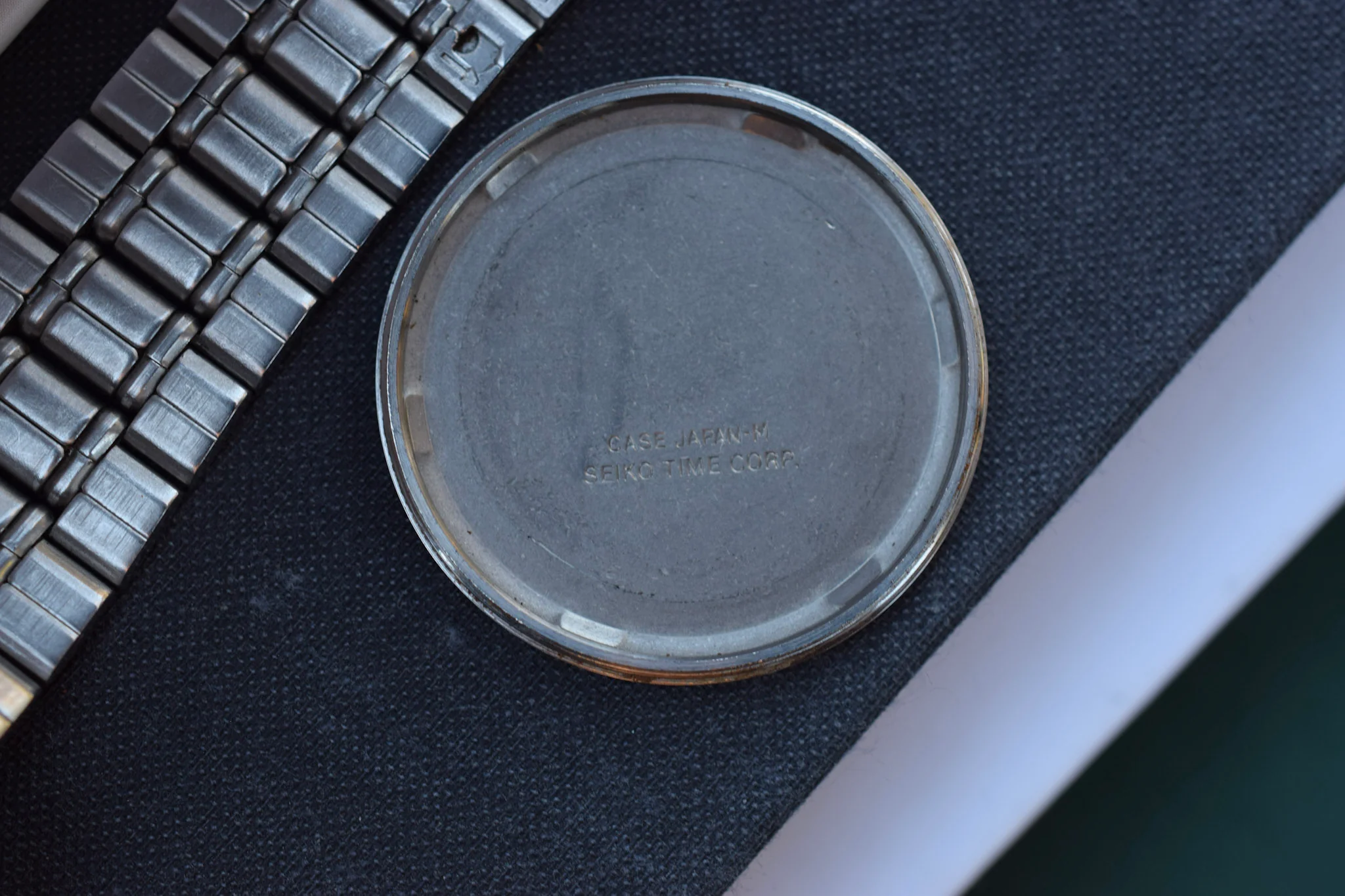 1976 Seiko Automatic Blue Dial Faceted Crystal Day/Date Watch - Image 13
