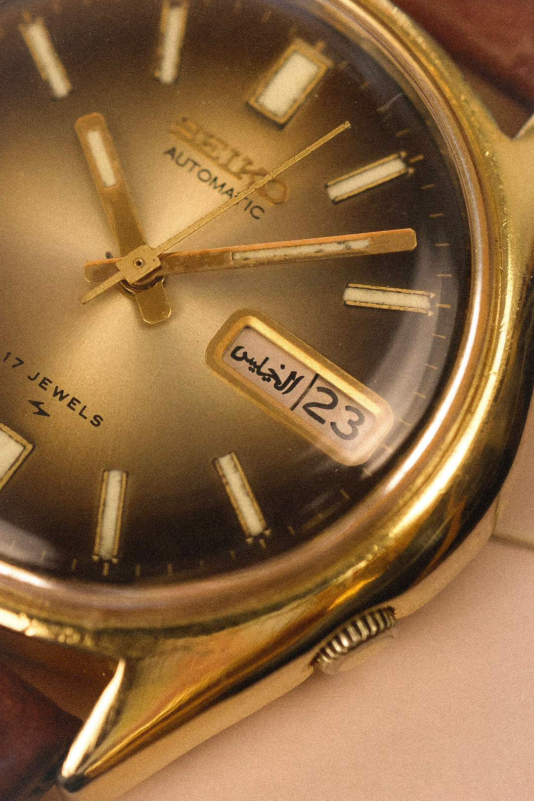 1976 Seiko Automatic Fume Dial Arabic Day-Date - Image 3
