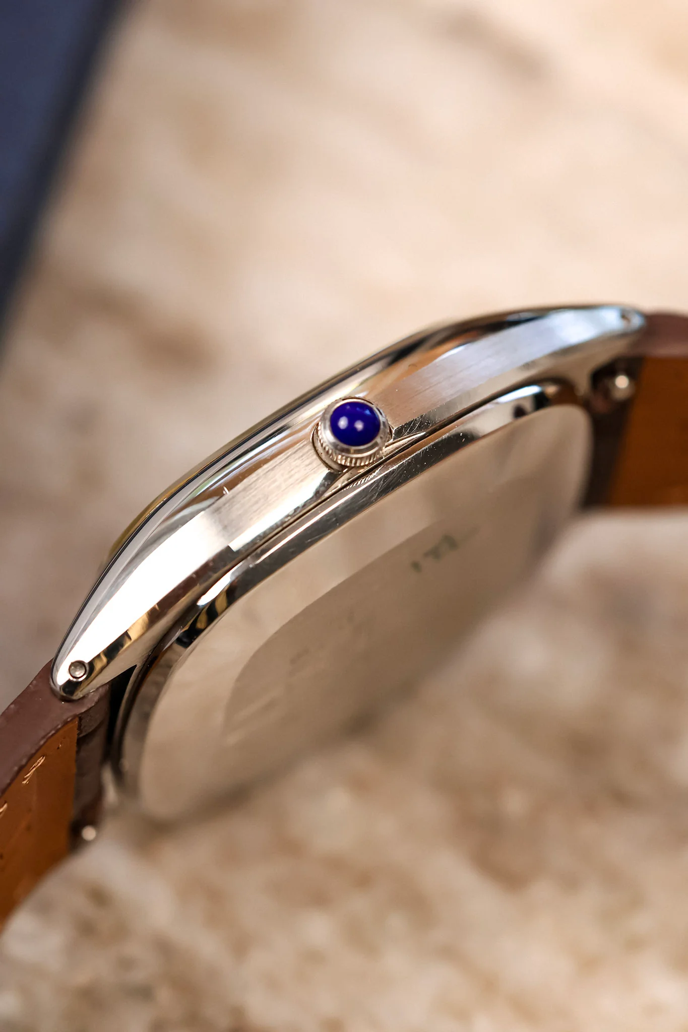 1976 Seiko SilverWave Blue Steel Tonneau - Image 4