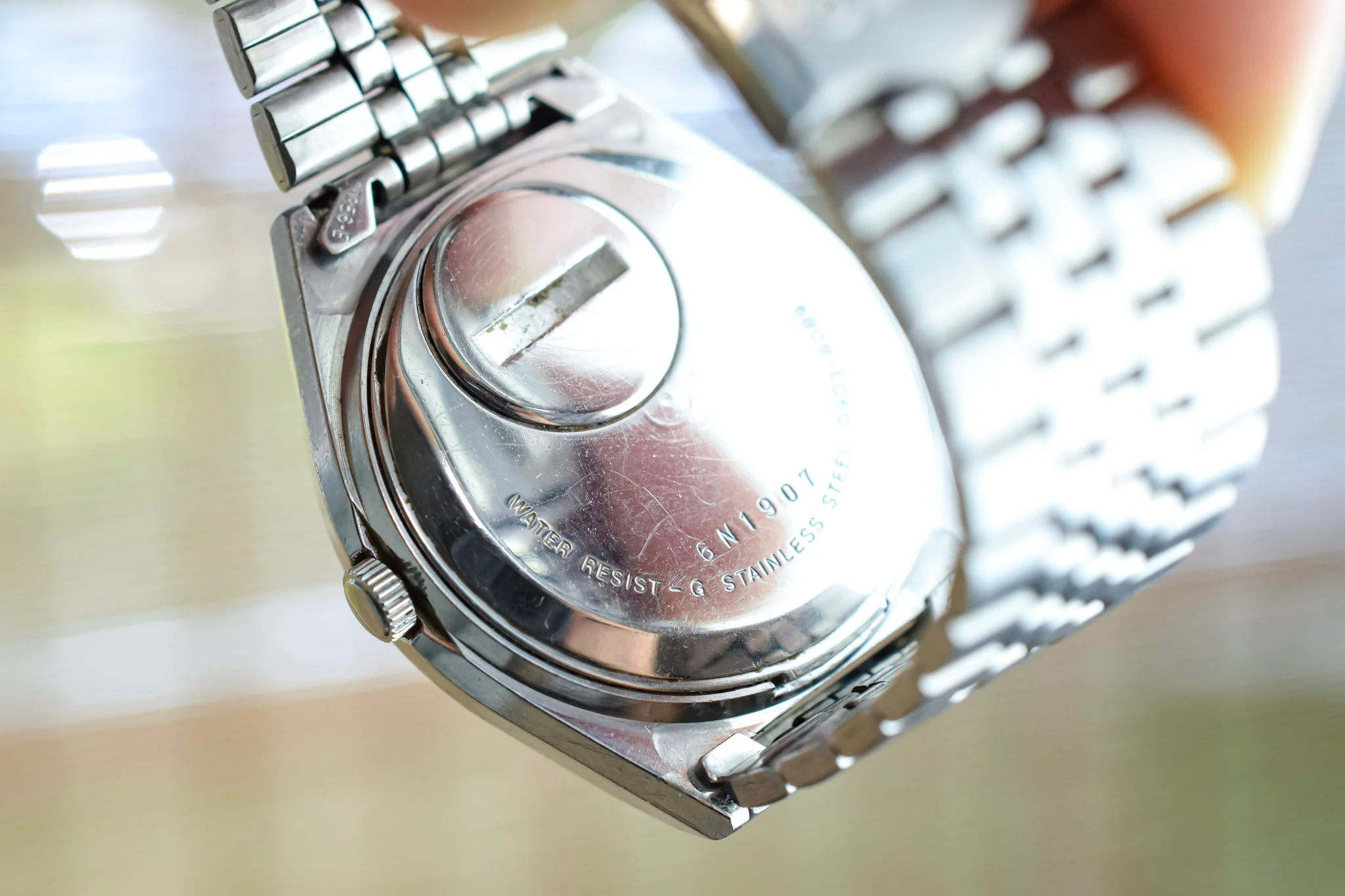 1976 Seiko SQ Steel Cushion Day-Date (Excellent in Box) - Image 8