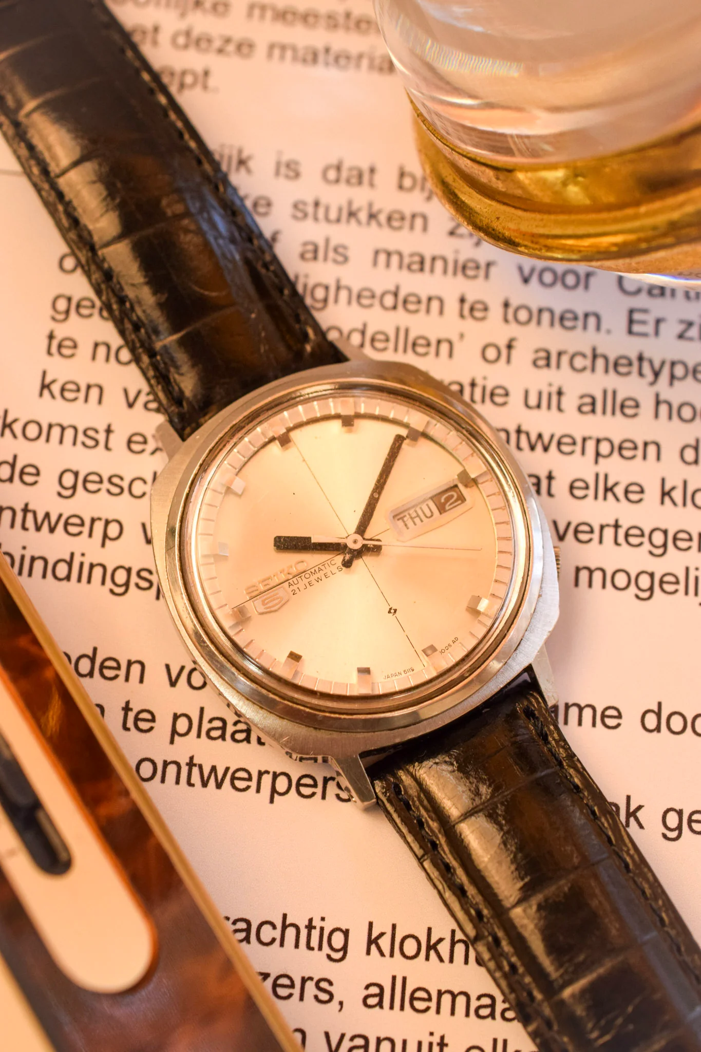 1978 Seiko 5 Automatic Cushion Case Day-Date - Image 3