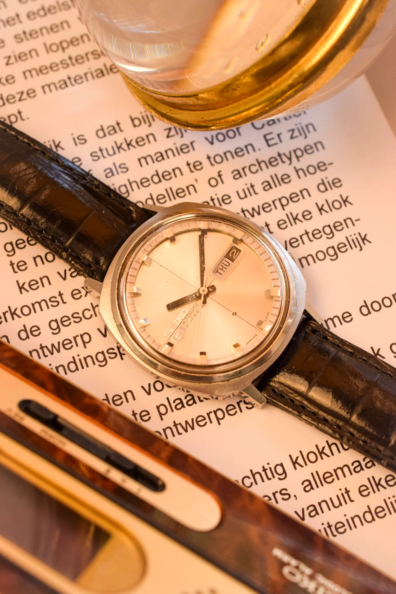 1978 Seiko 5 Automatic Cushion Case Day-Date - Image 4