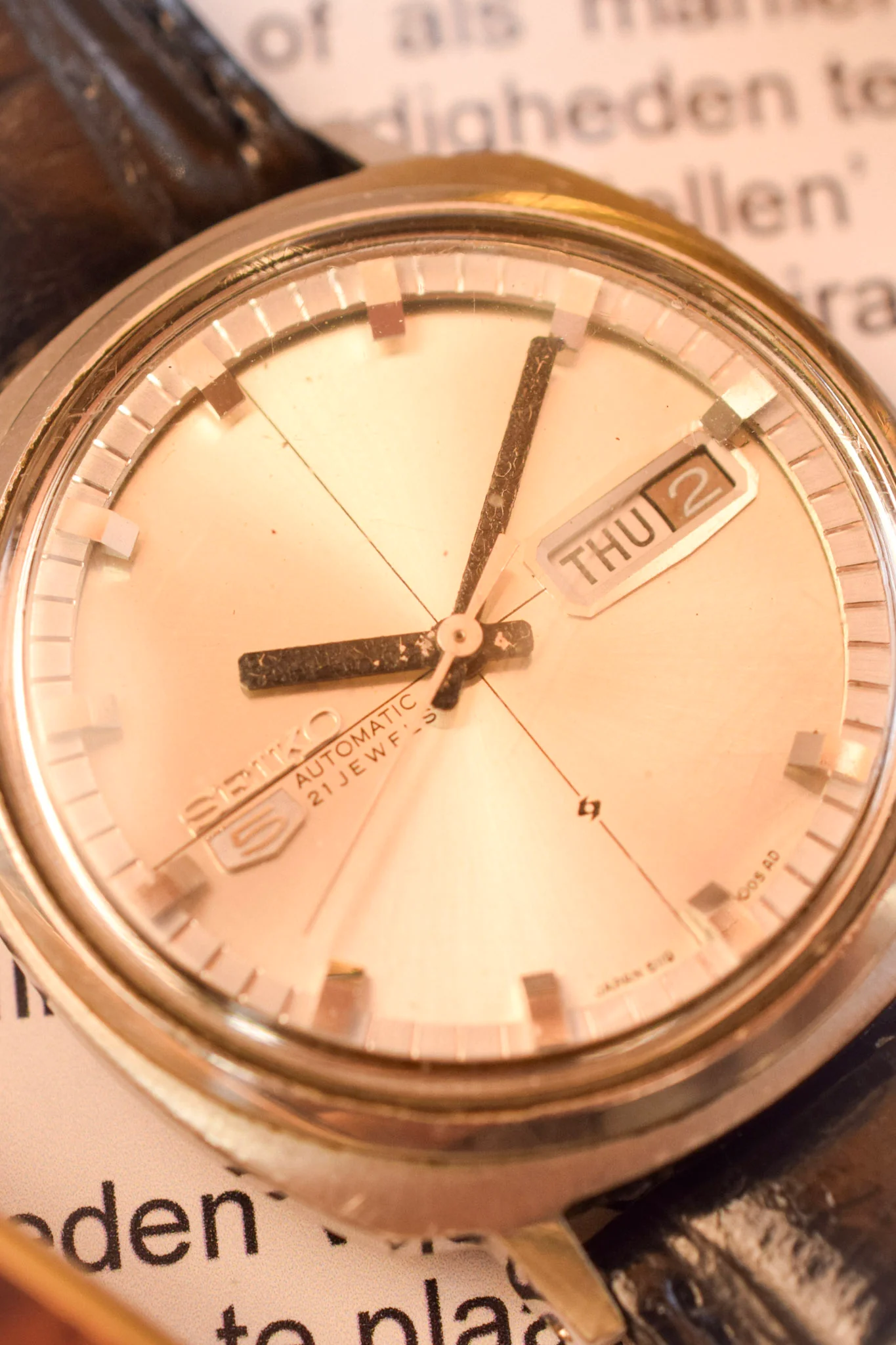 1978 Seiko 5 Automatic Cushion Case Day-Date - Image 5