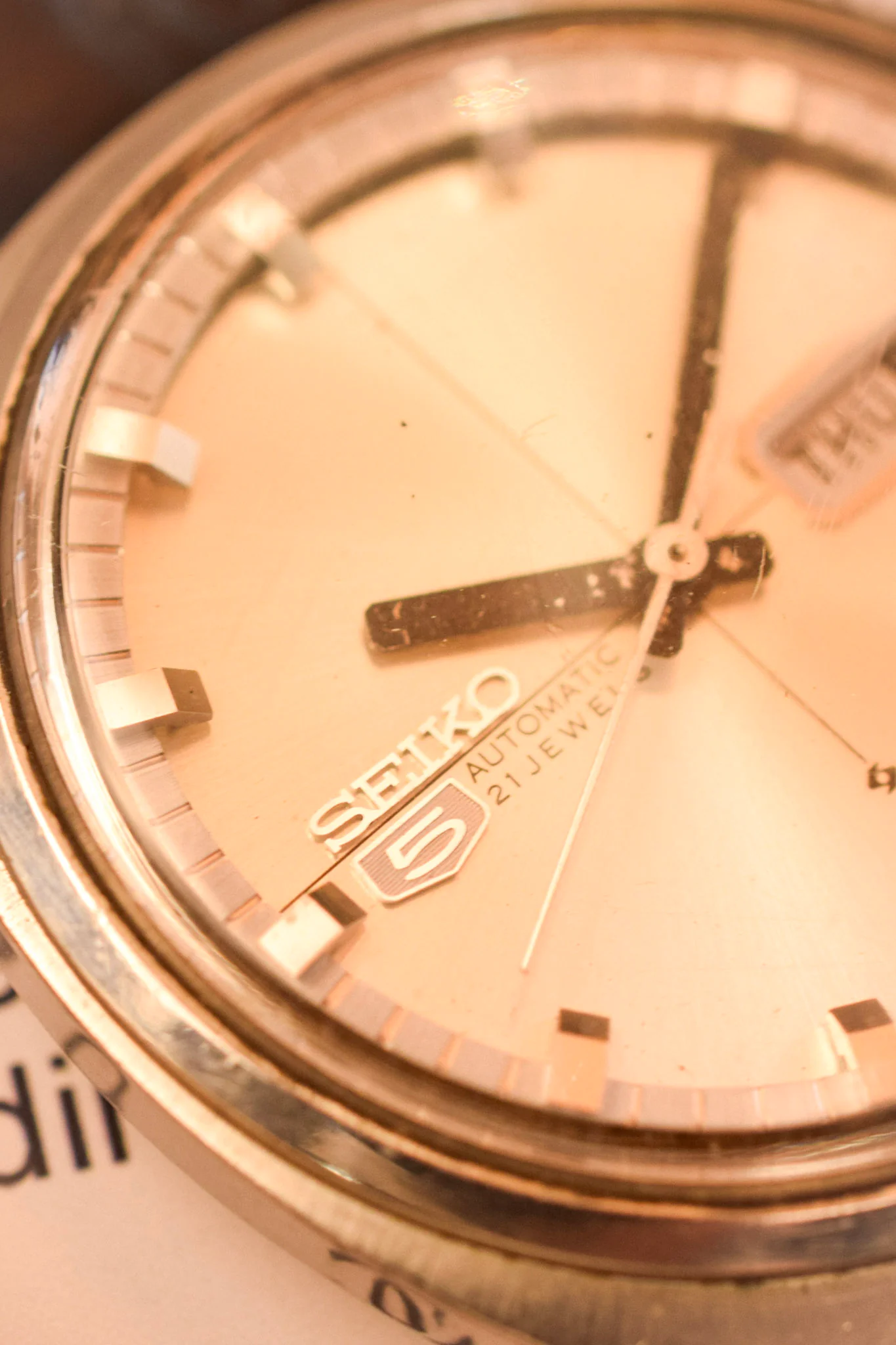 1978 Seiko 5 Automatic Cushion Case Day-Date - Image 6