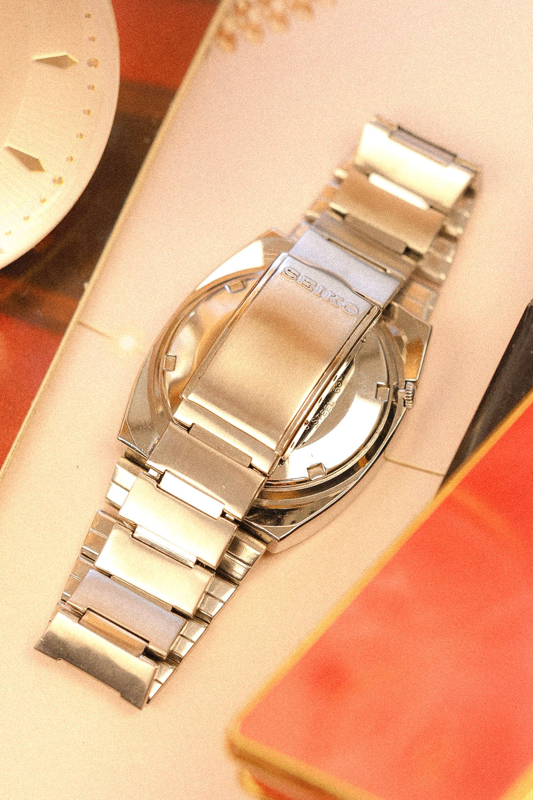 1978 Seiko 5 Automatic Recessed Dial Arabic Day-Date TV - Image 6